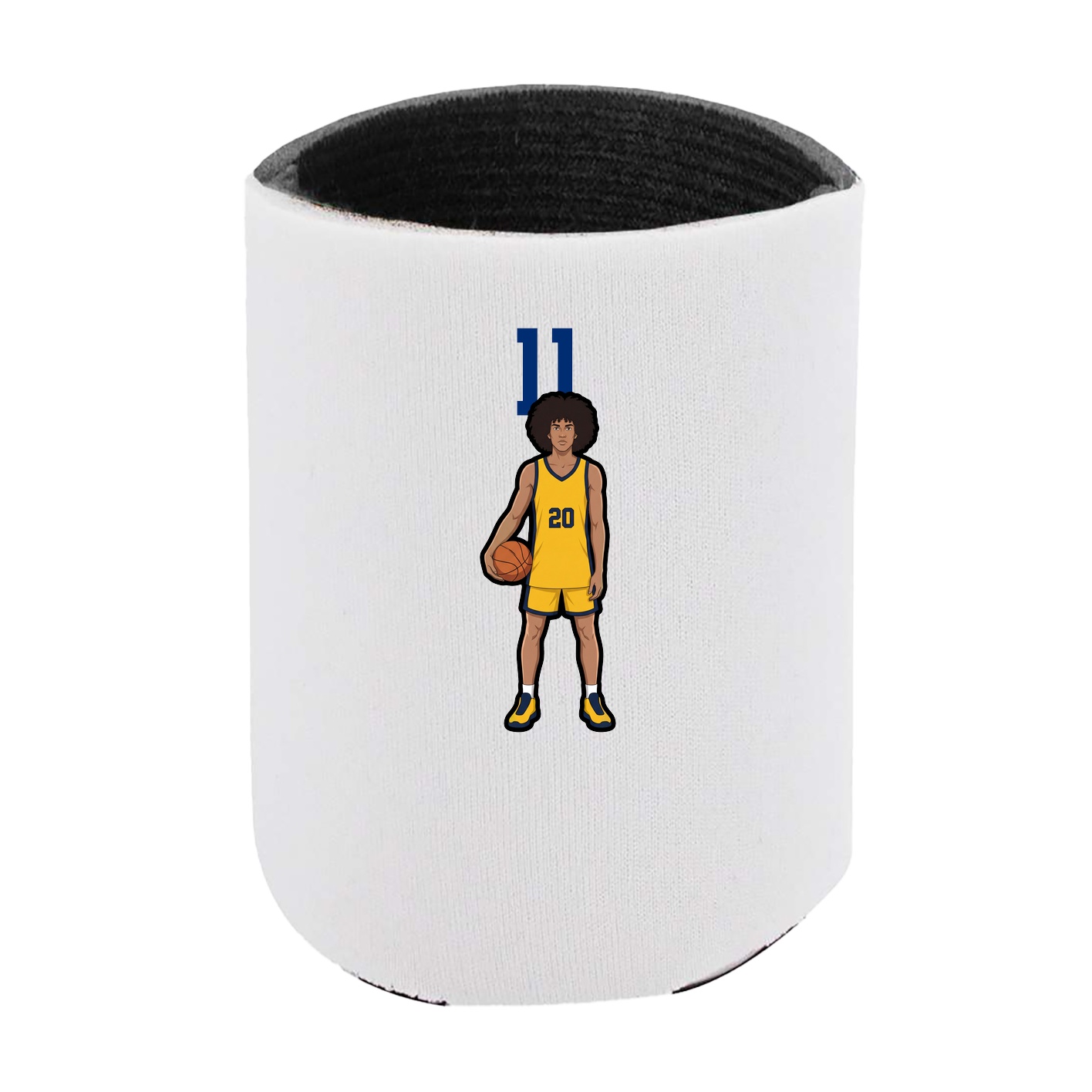 Can Holder — Number Top in White