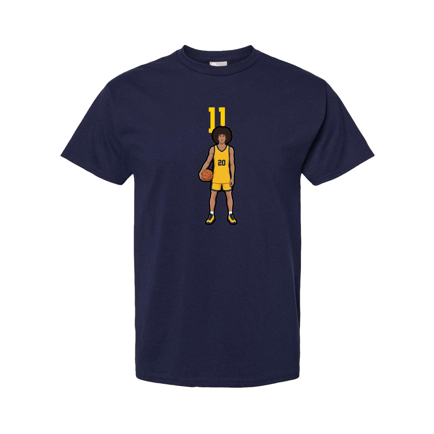 Tee — Number Top in Navy