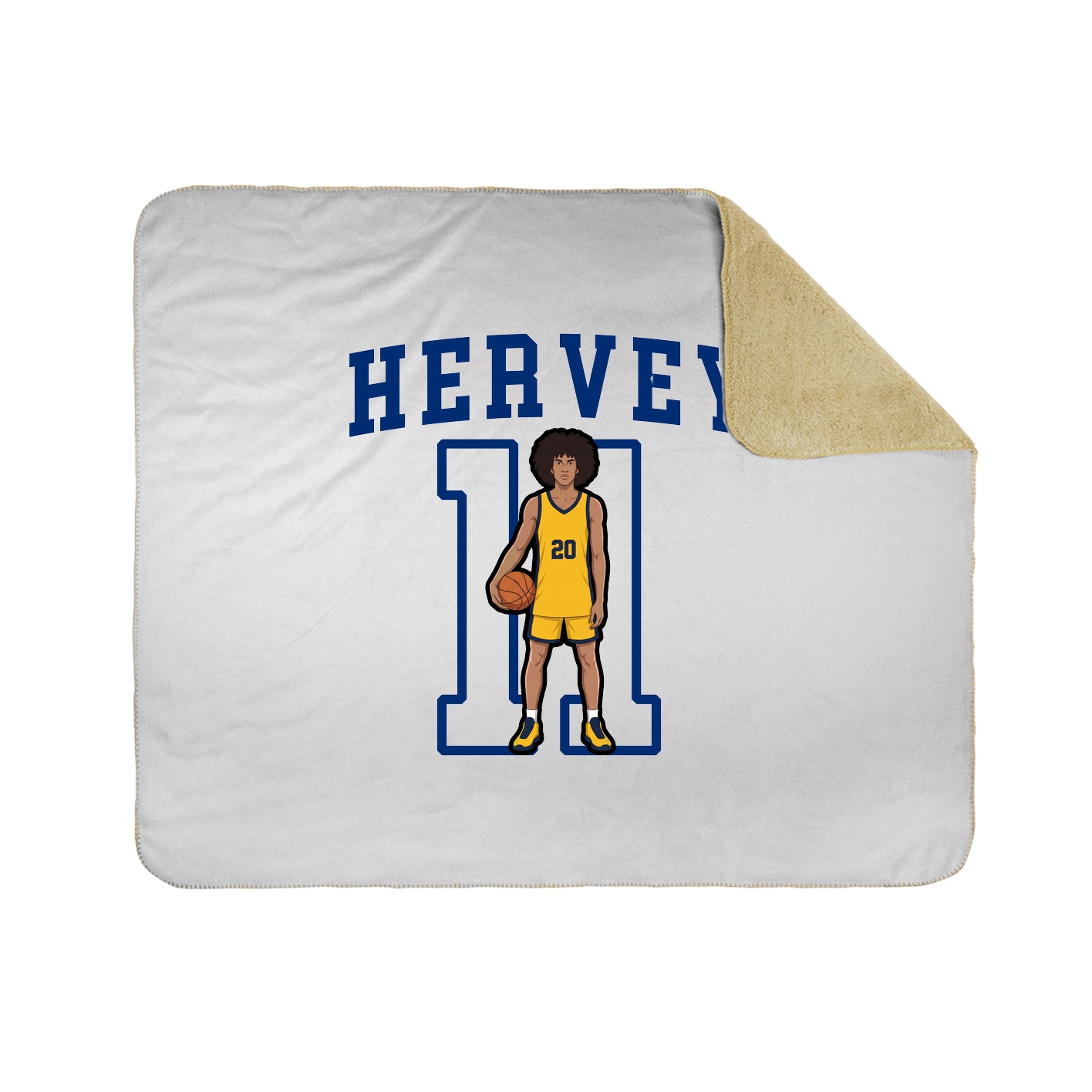 Throw Blanket — Shirsey in White