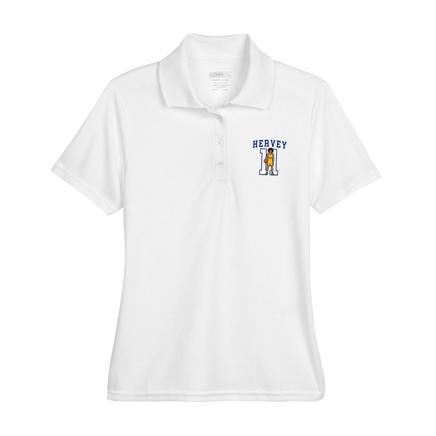 Womens Performance Polo — Shirsey in White