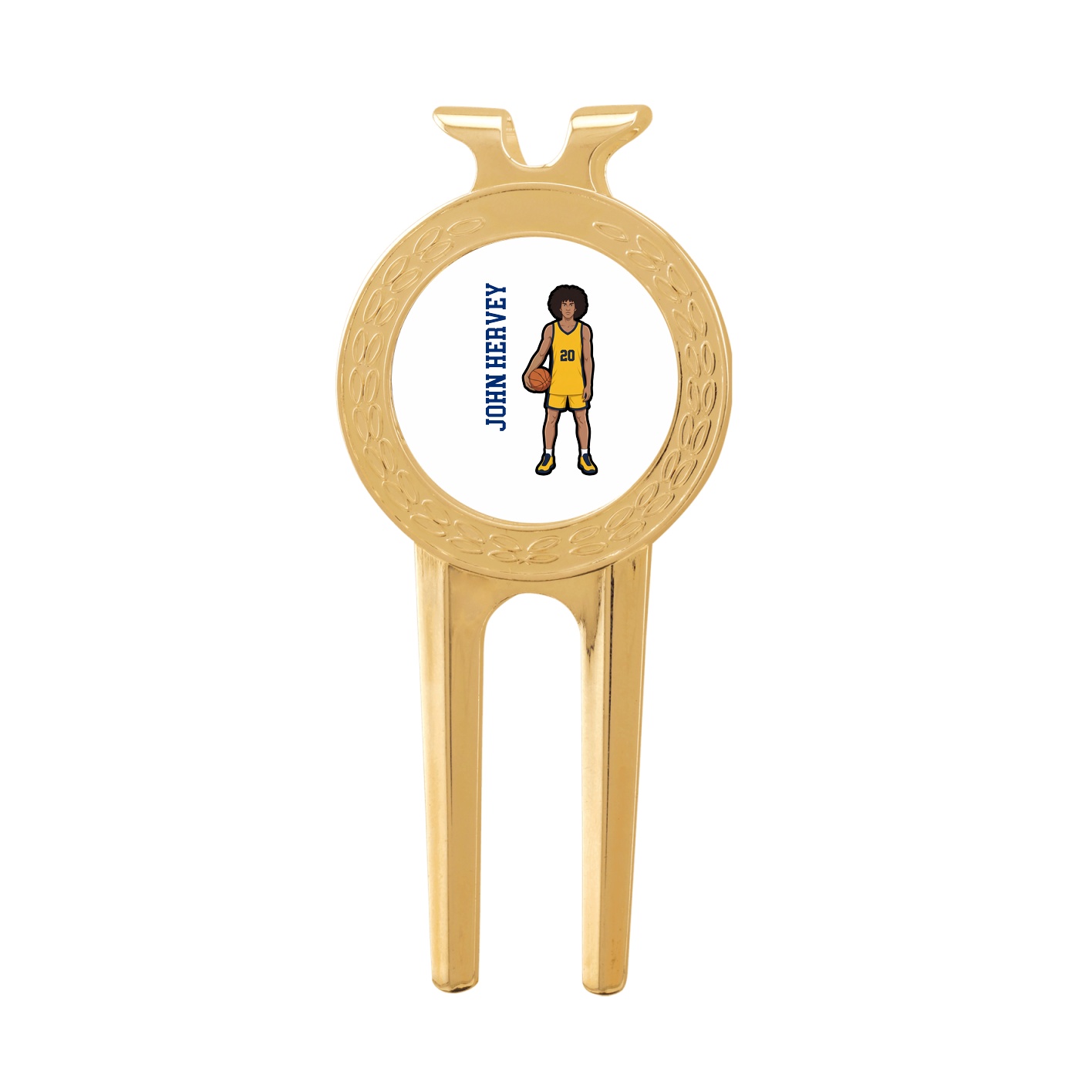 Divot Tool with Ball Marker — Name Vertical in Classic