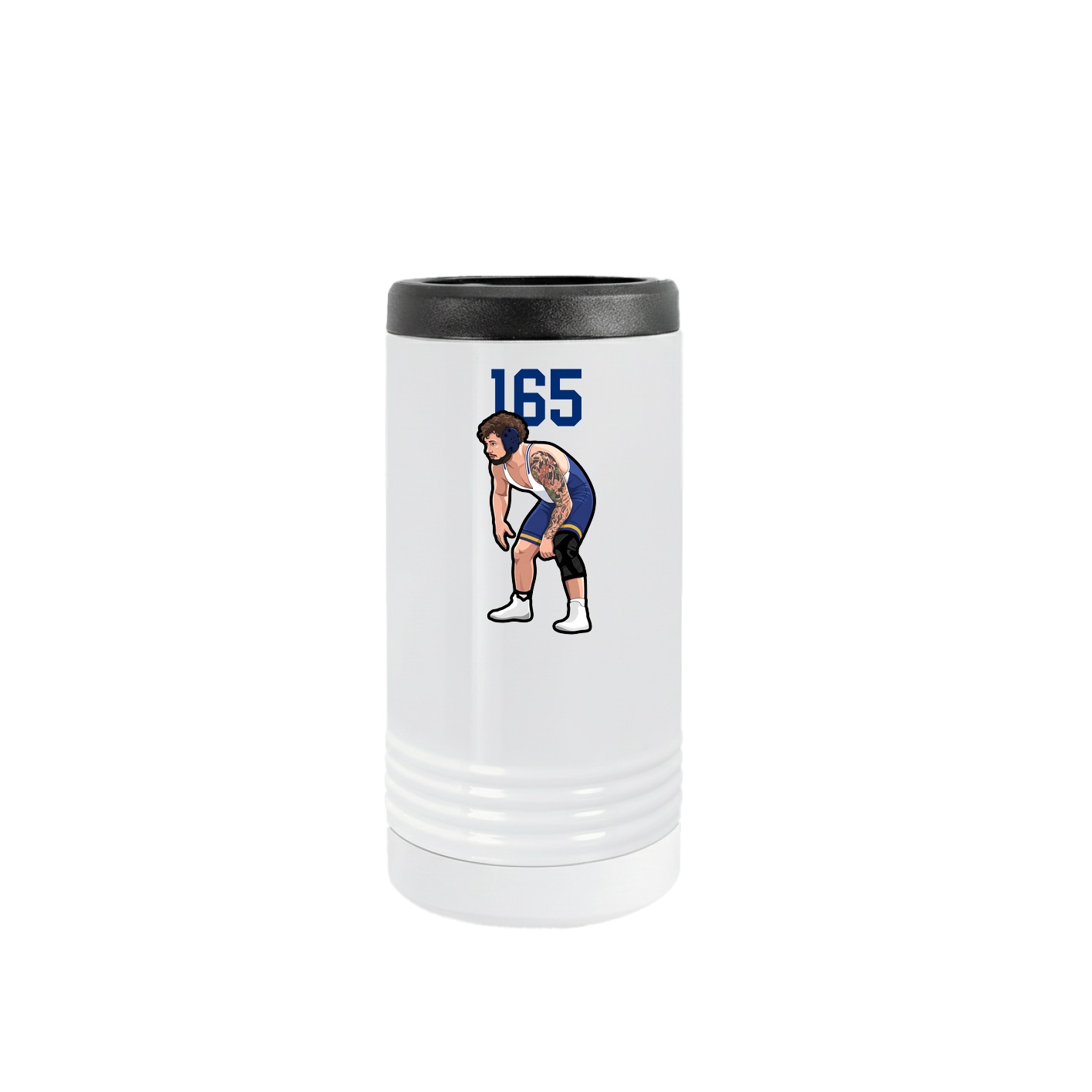 Slim Beverage Holder — Number Top in White