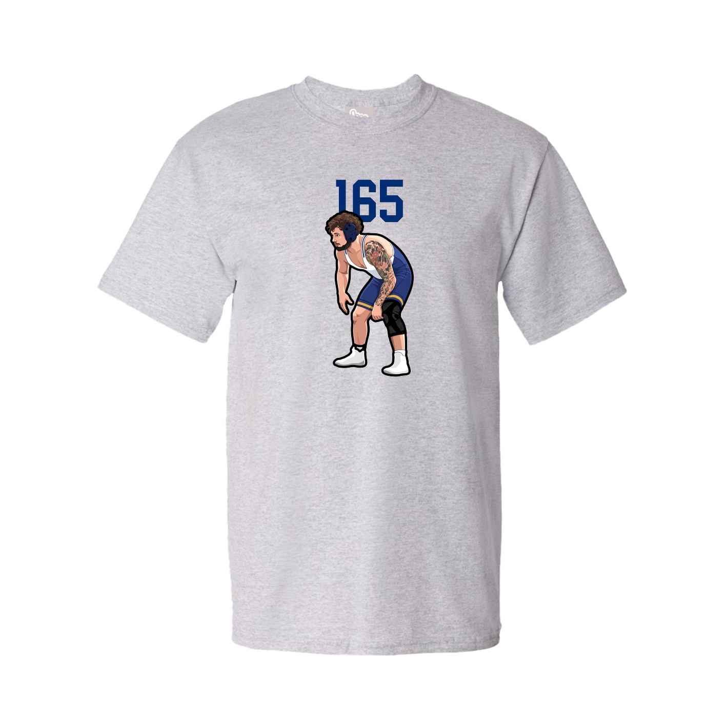 Youth Tee — Number Top in Grey