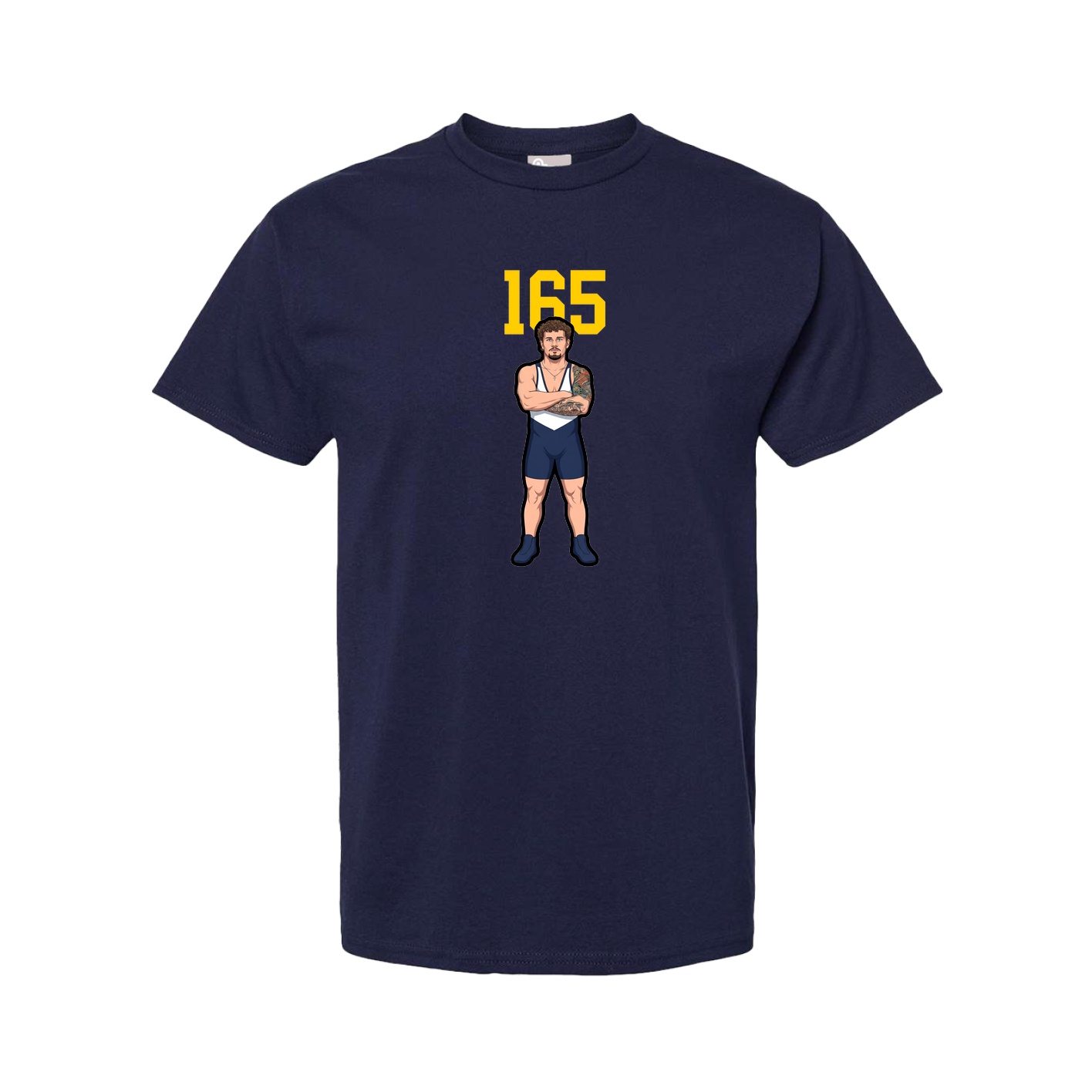 Tee — Number Top in Navy