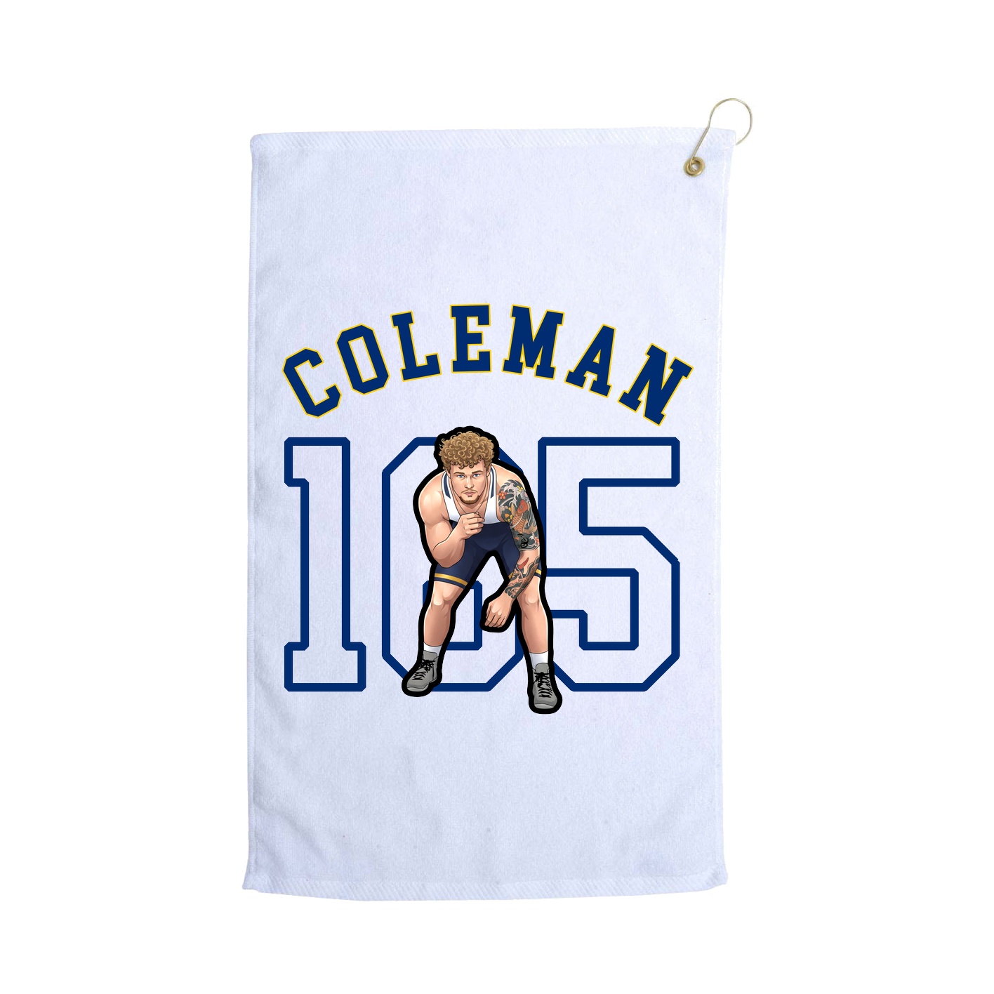 Golf Towel — Shirsey Arch in White