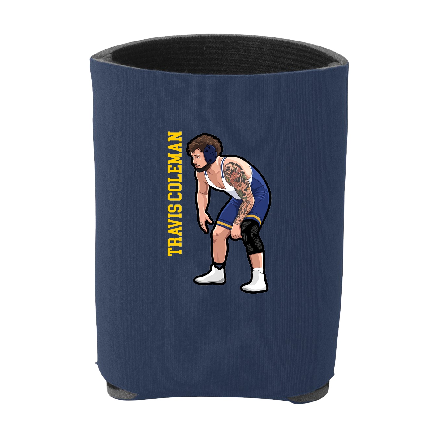 Can Holder — Name Vertical in Navy