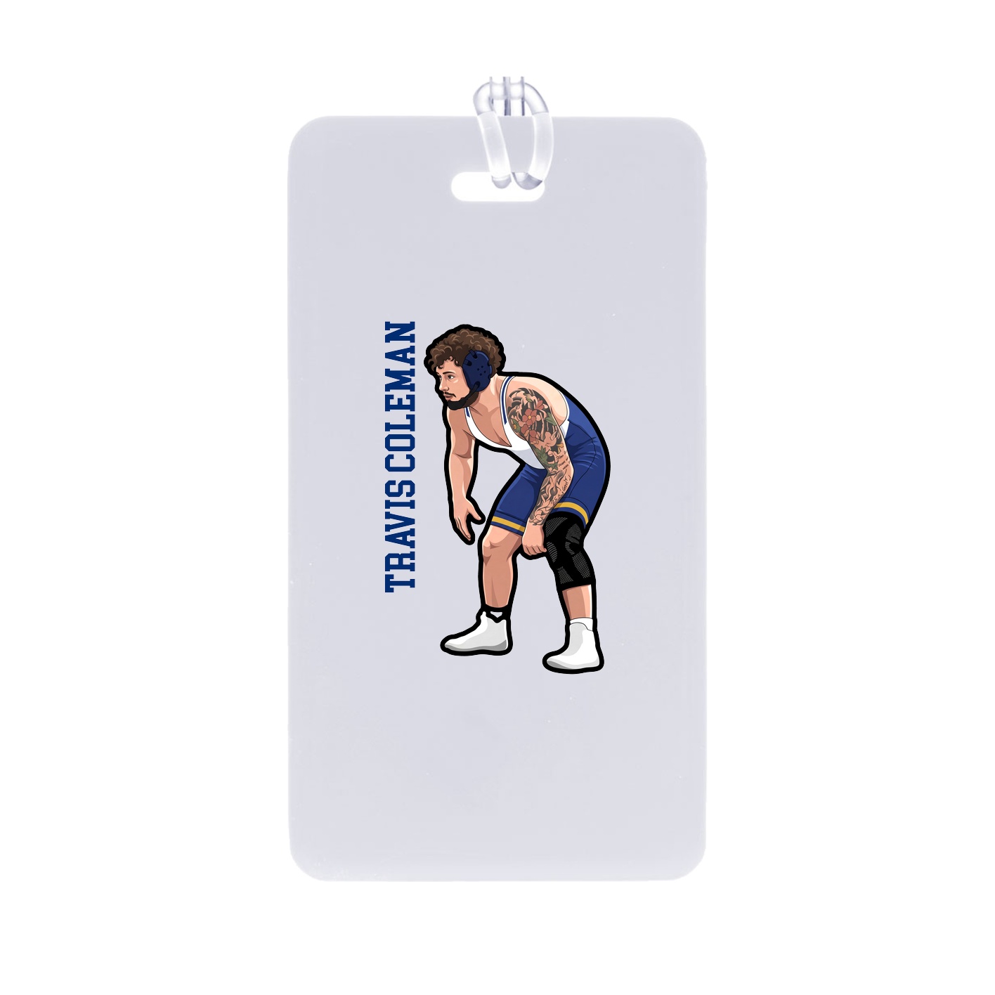 Bag Tag — Name Vertical in Classic