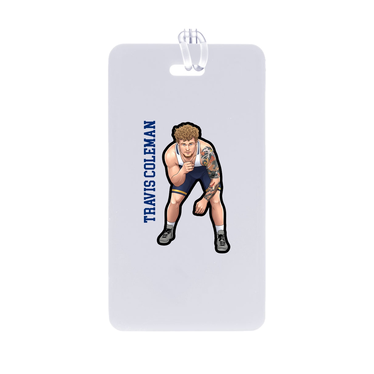 Bag Tag — Name Vertical in Classic