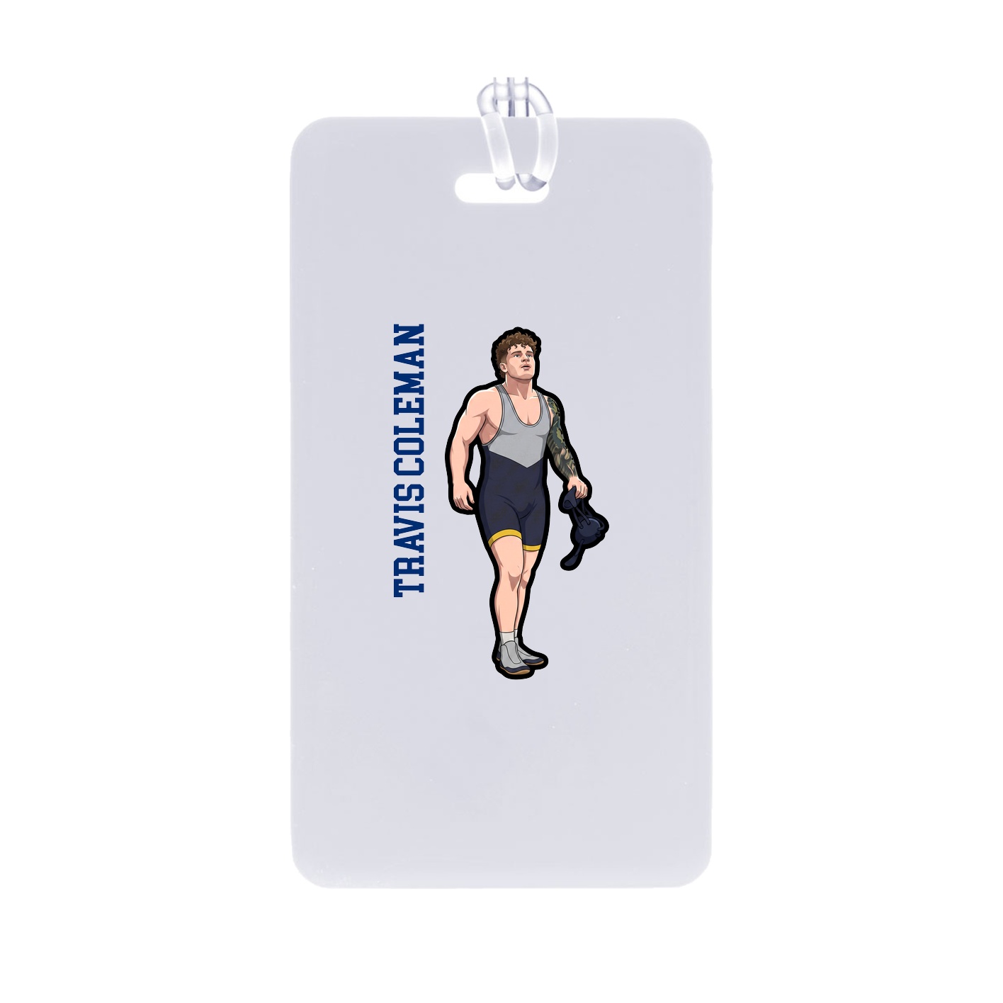 Bag Tag — Name Vertical in Classic