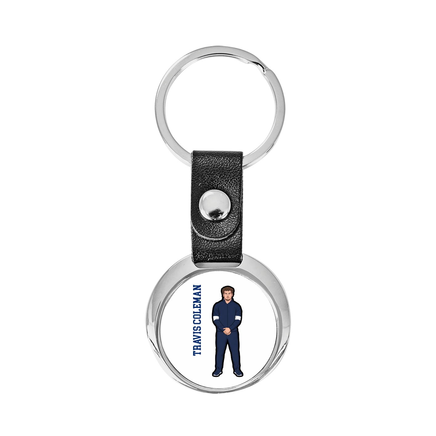 Key Chain — Name Vertical in Classic