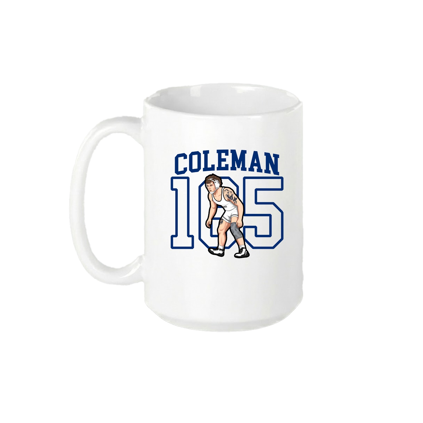 15oz Coffee Mug — Shirsey in White