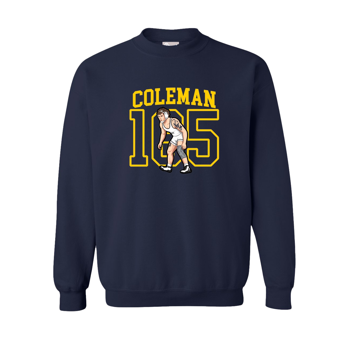 Fleece Crew — Shirsey in Navy