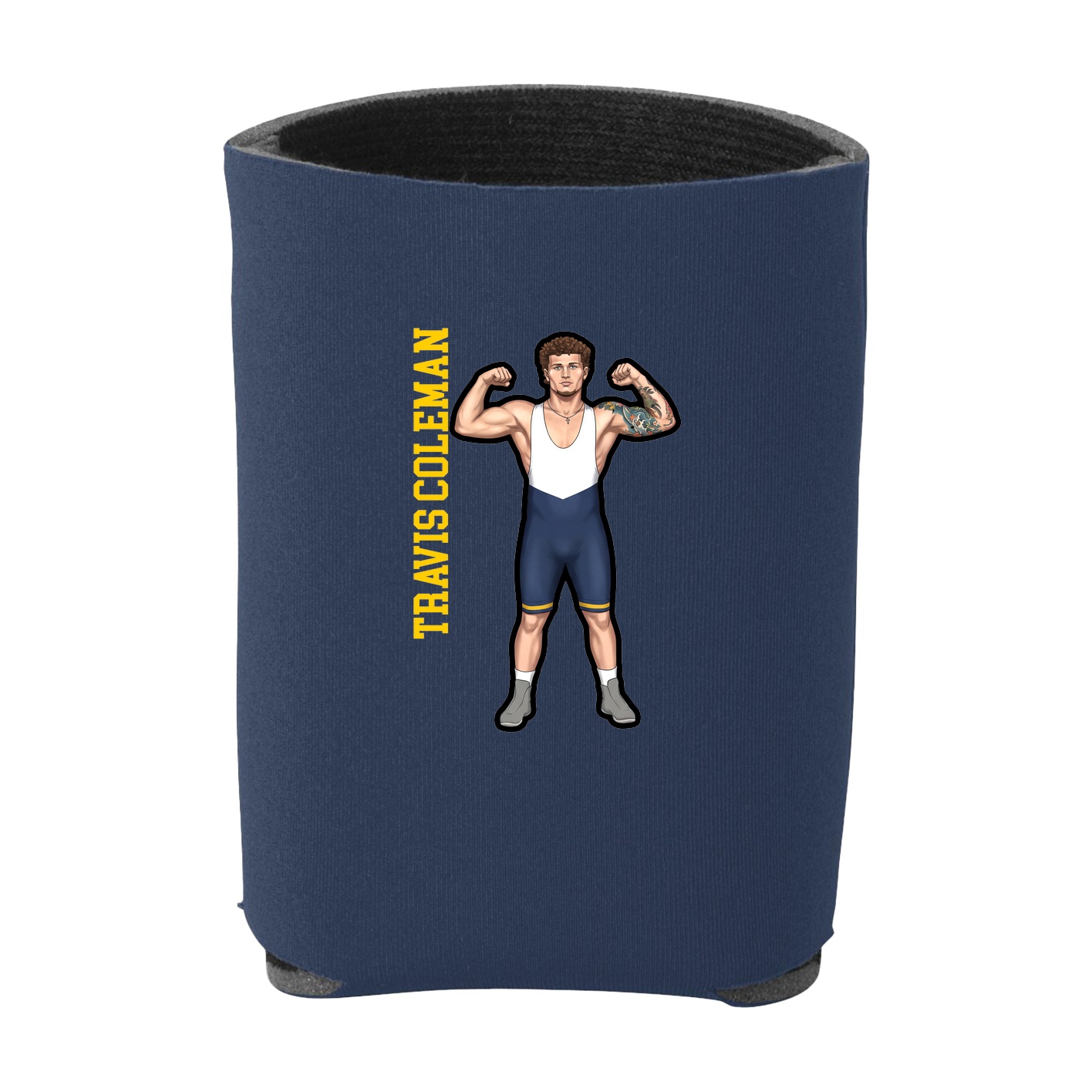 Can Holder — Name Vertical in Navy
