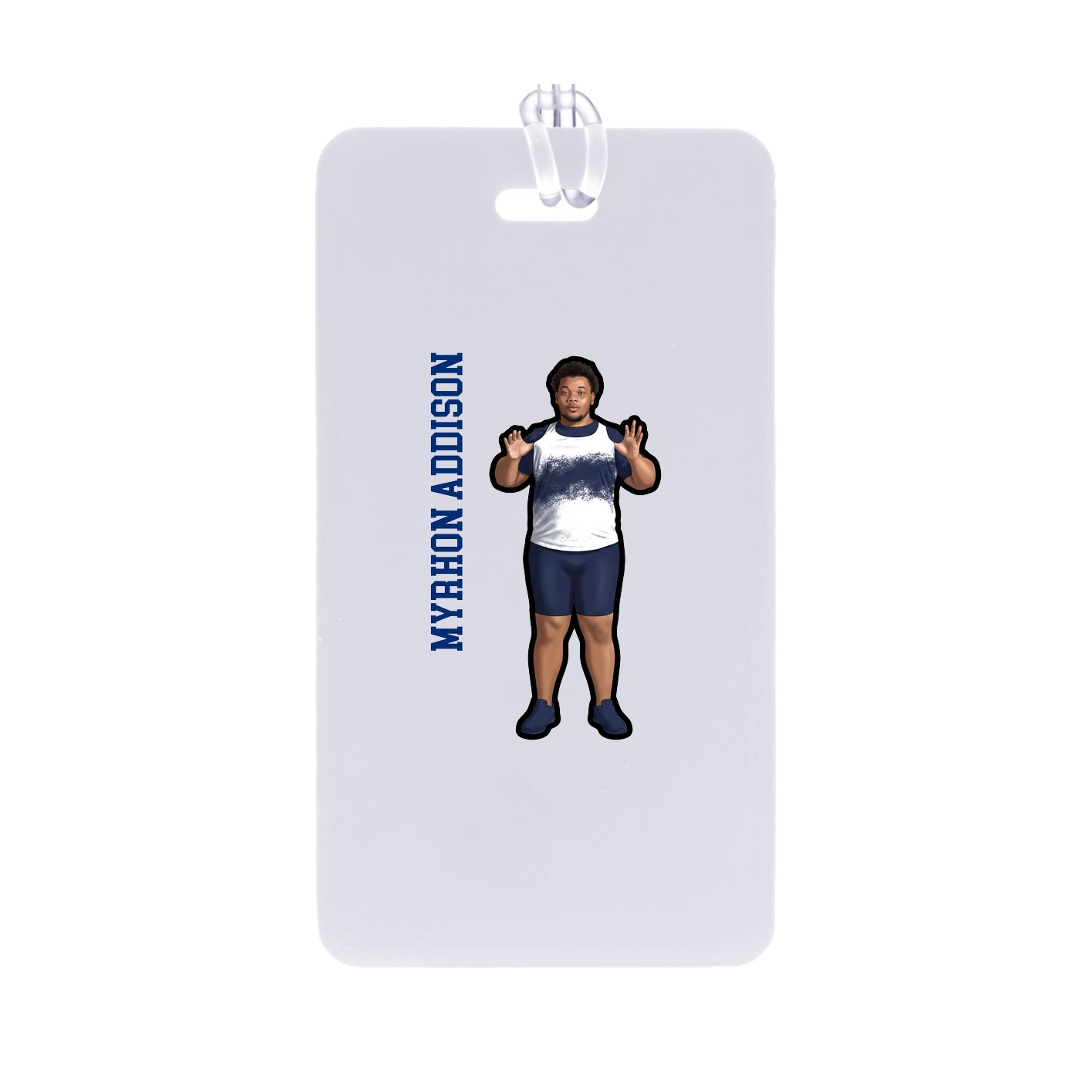 Bag Tag — Name Vertical in Classic