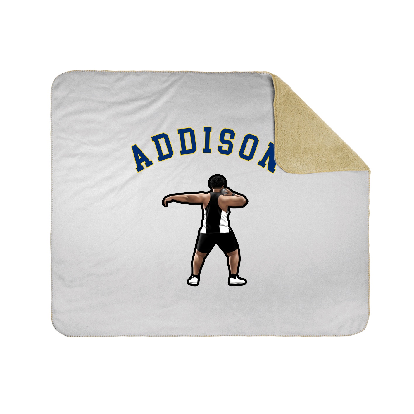 Throw Blanket — Shirsey Arch in White