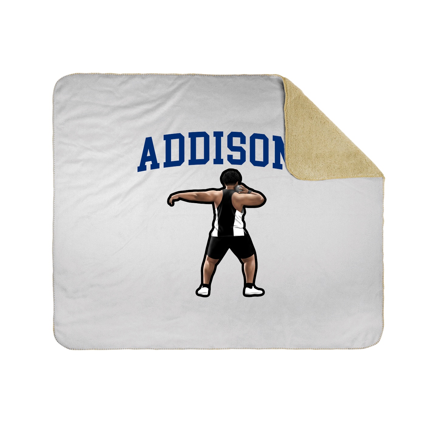 Throw Blanket — Shirsey in White