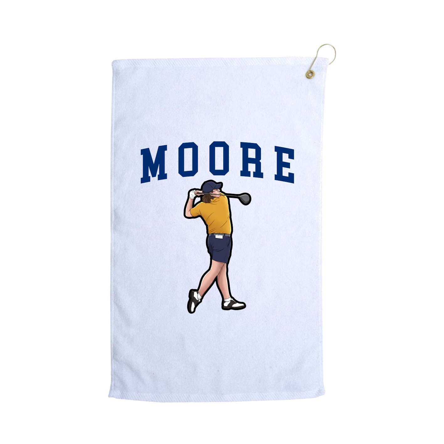 Golf Towel — Shirsey in White