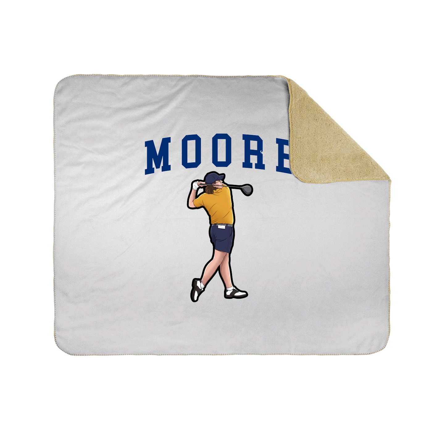 Throw Blanket — Shirsey in White