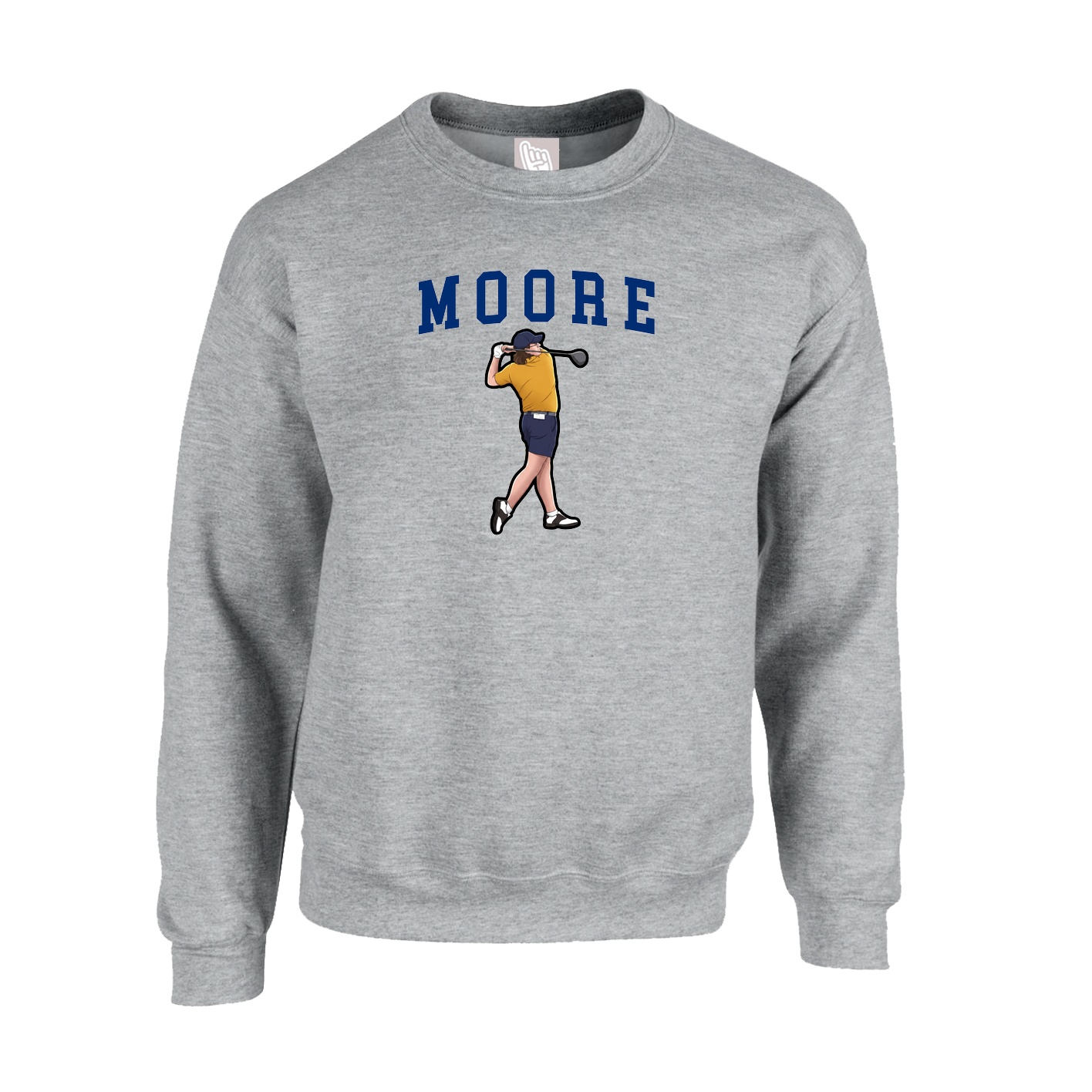 Fleece Crew — Shirsey in Grey
