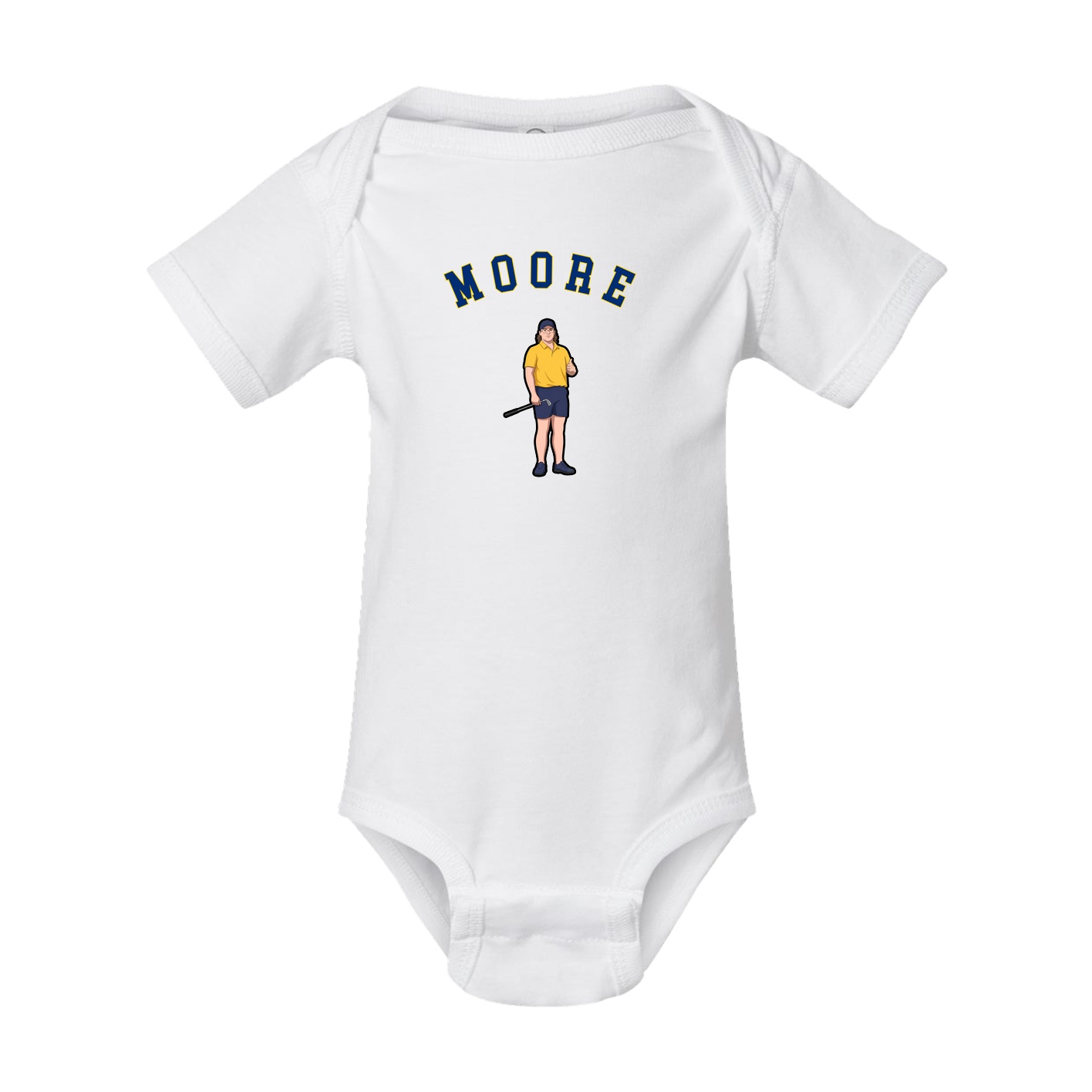 Baby Onesie — Shirsey Arch in White