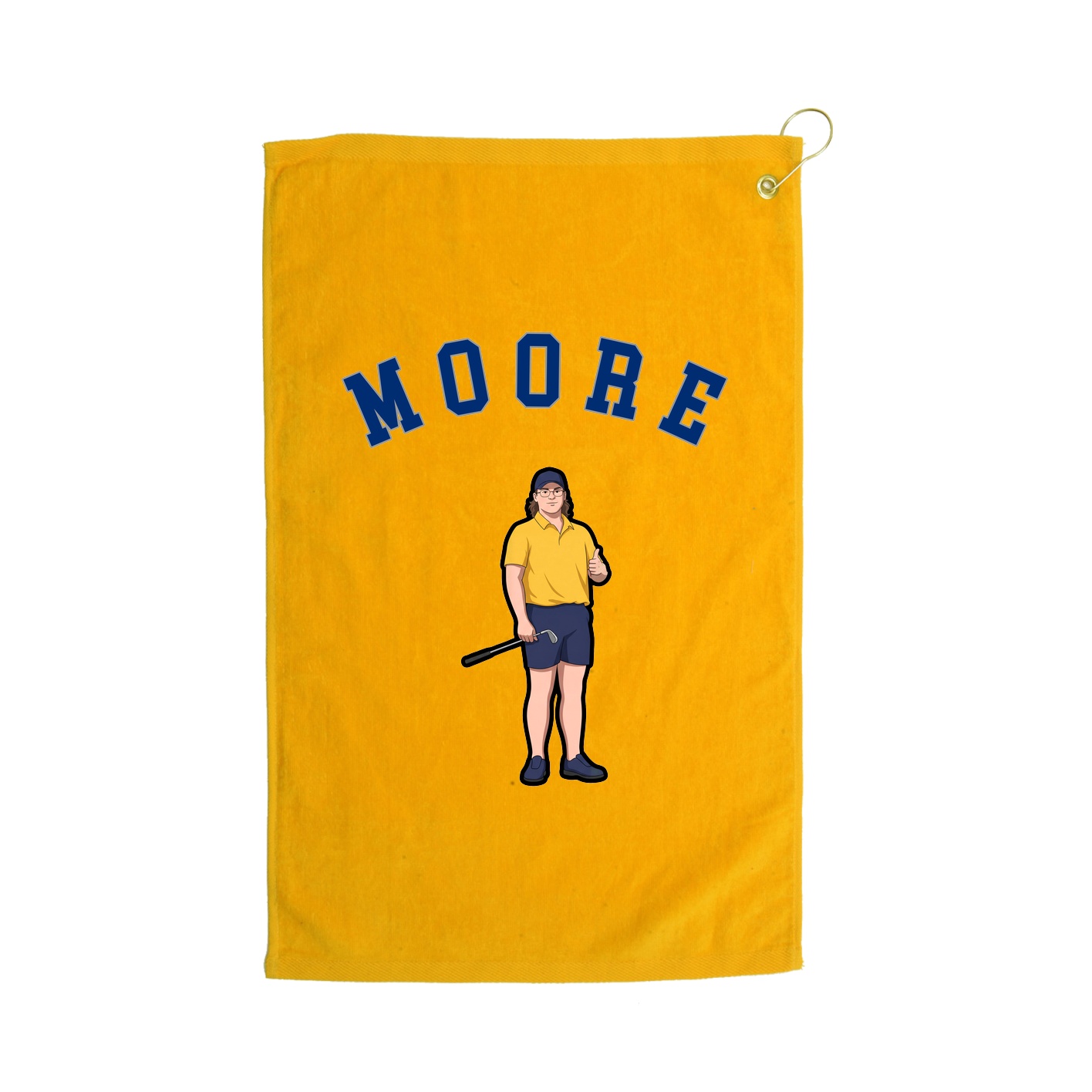 Golf Towel — Shirsey Arch in Gold
