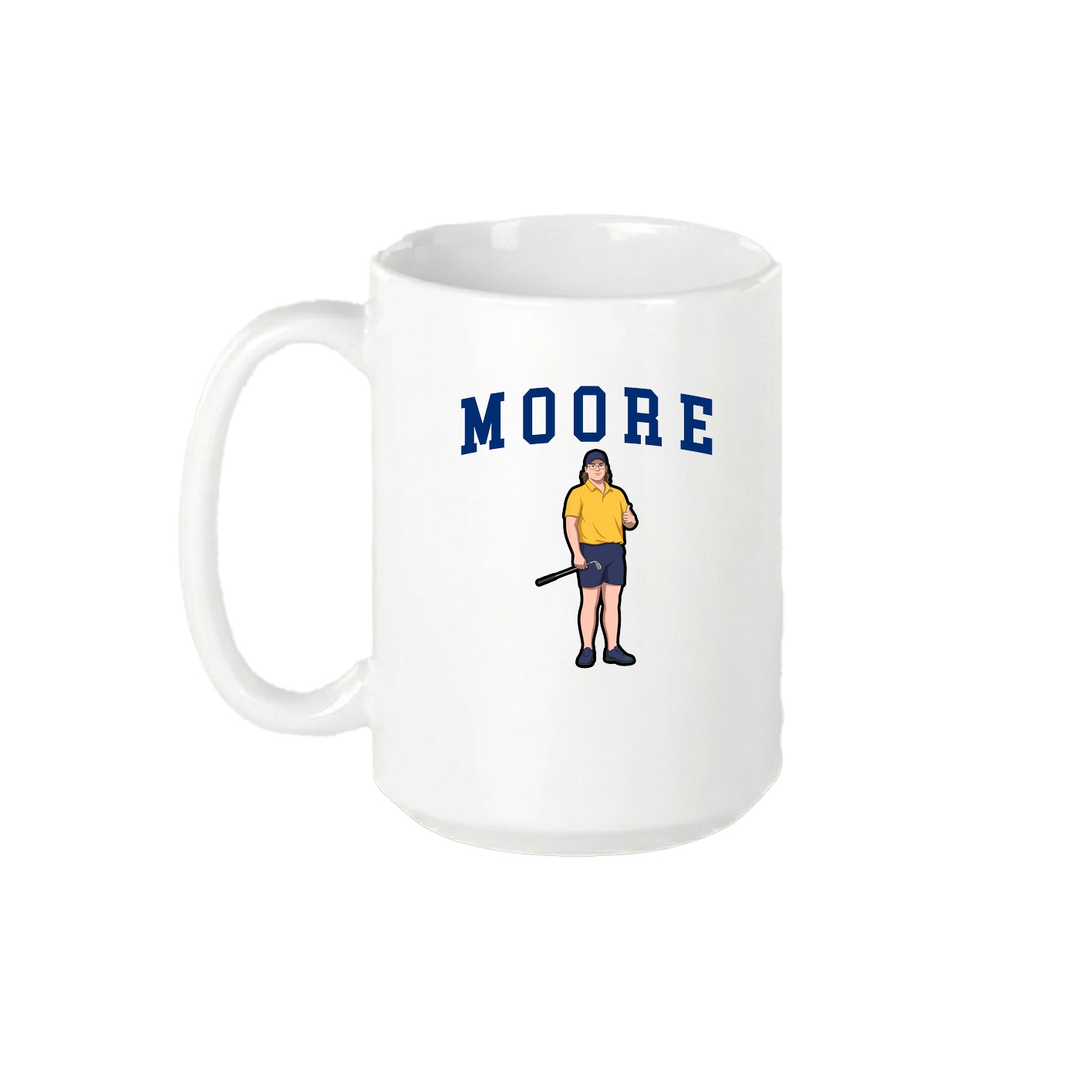 15oz Coffee Mug — Shirsey in White