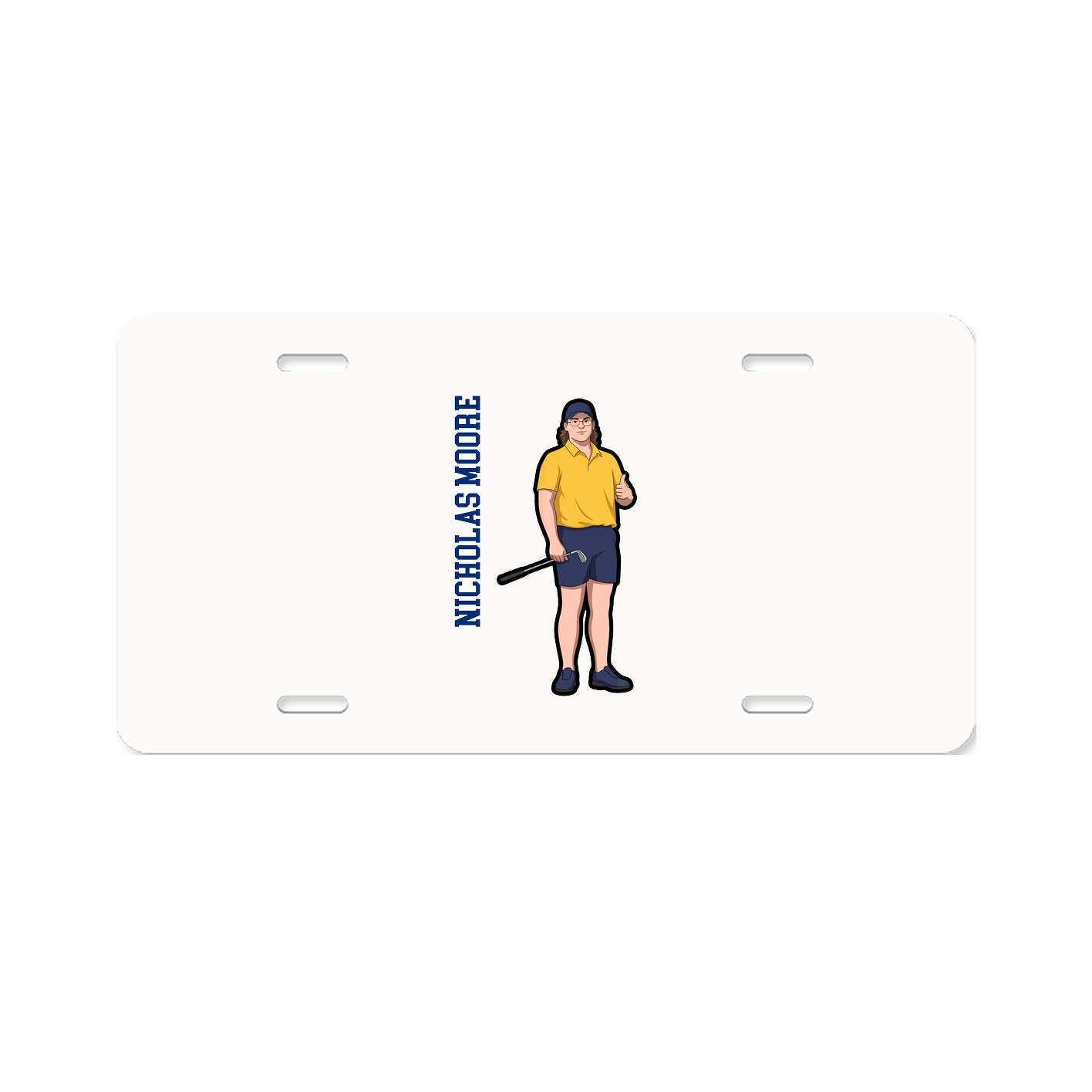 Aluminum License Plate