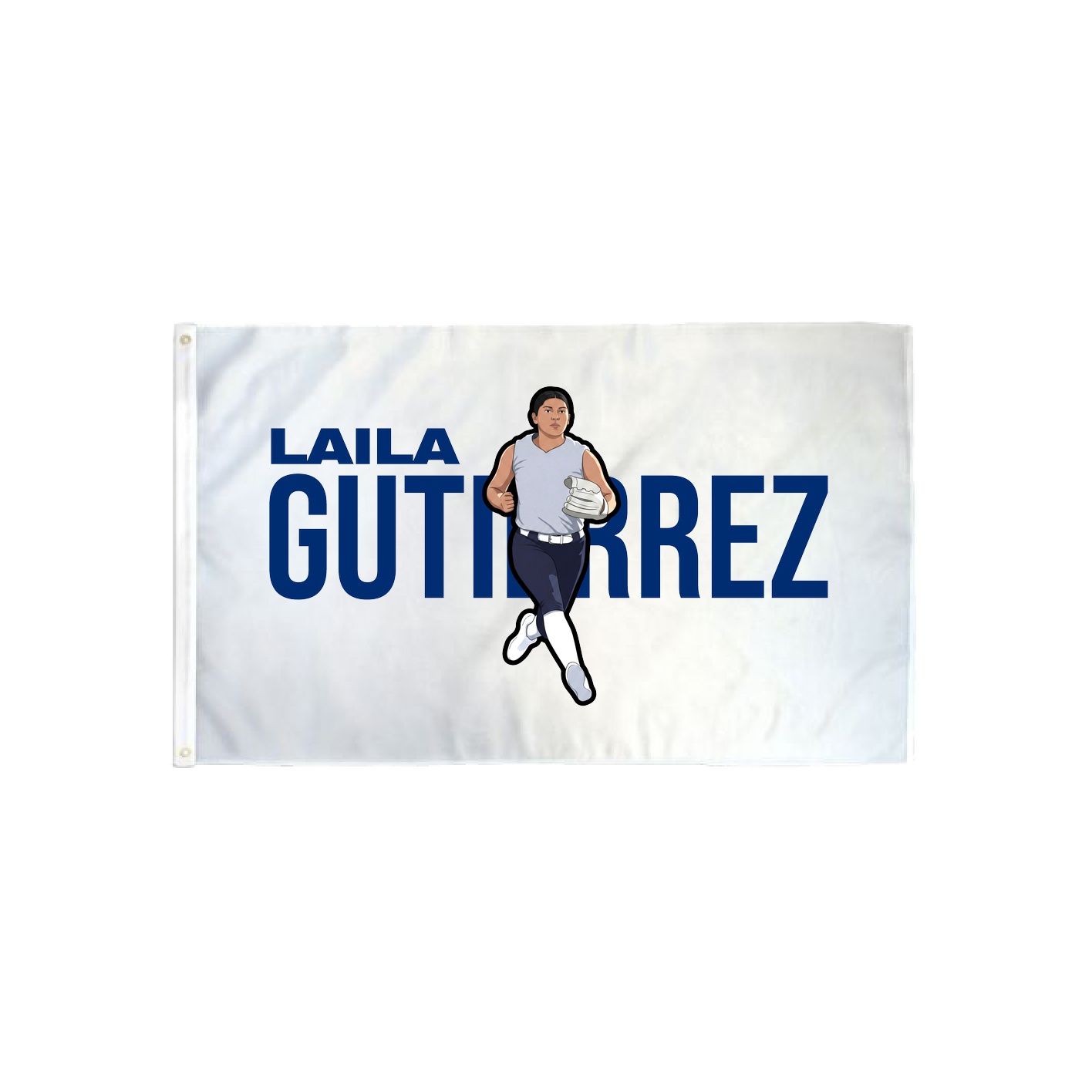 3x5 Flag — Player Name in Classic