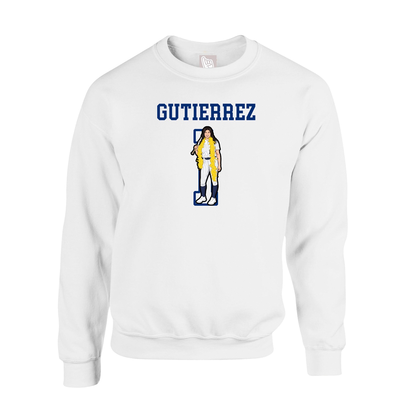 Fleece Crew — Shirsey in White