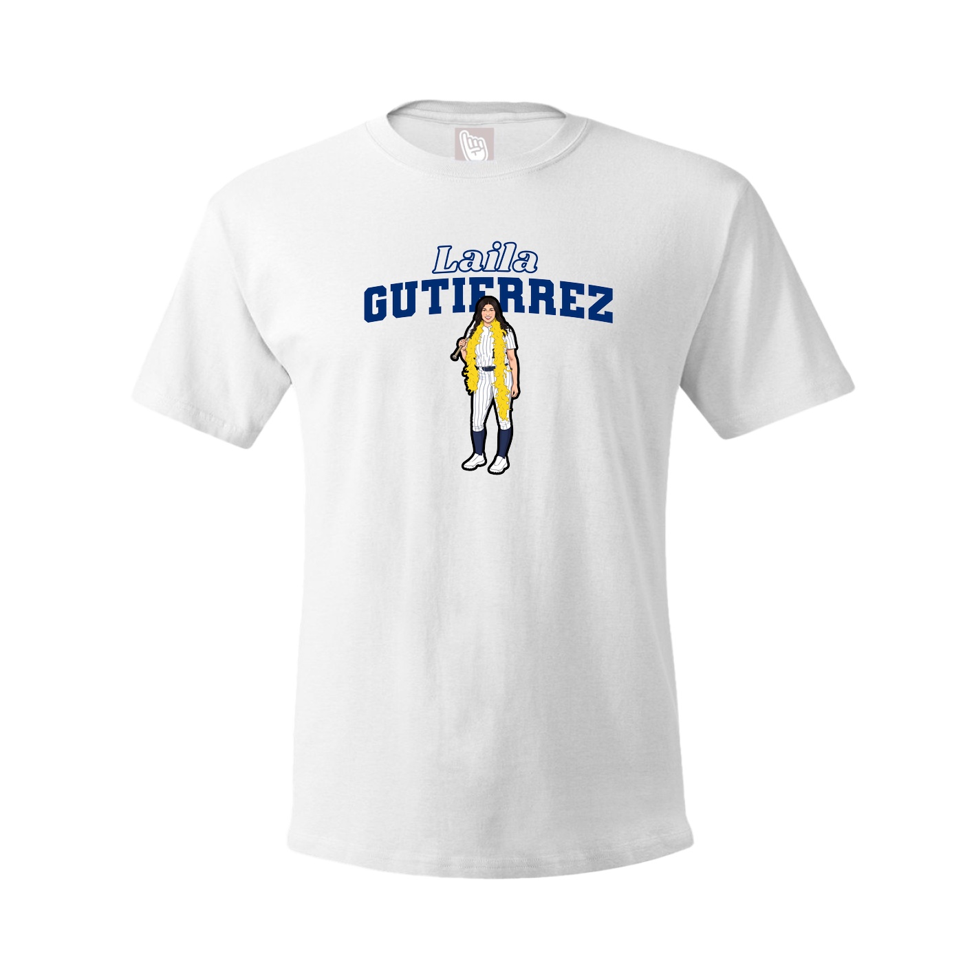 Tee — Name Arch in White