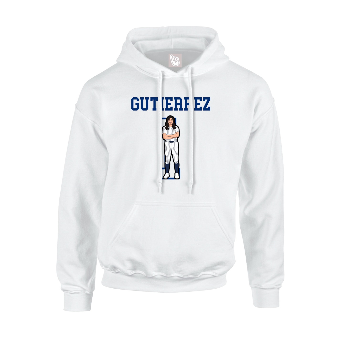Hoodie — Shirsey in White