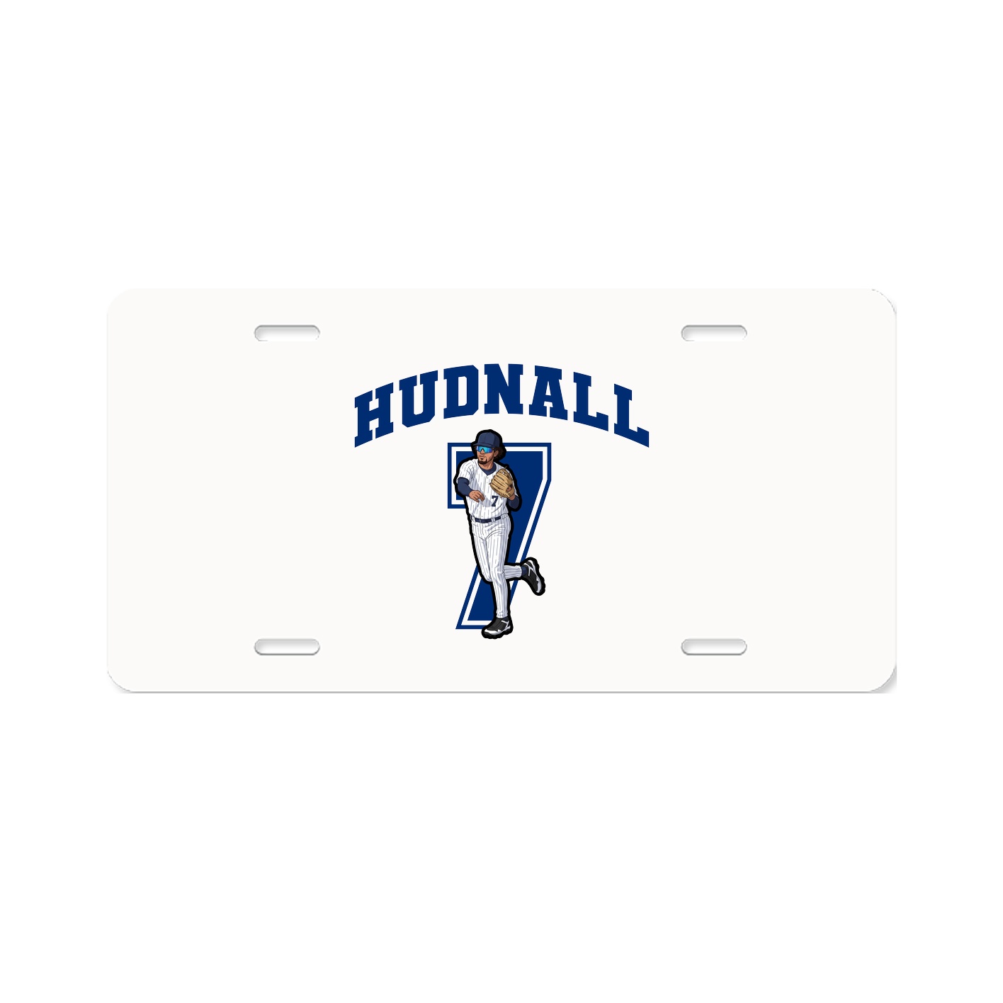 License Plate — Number in Classic