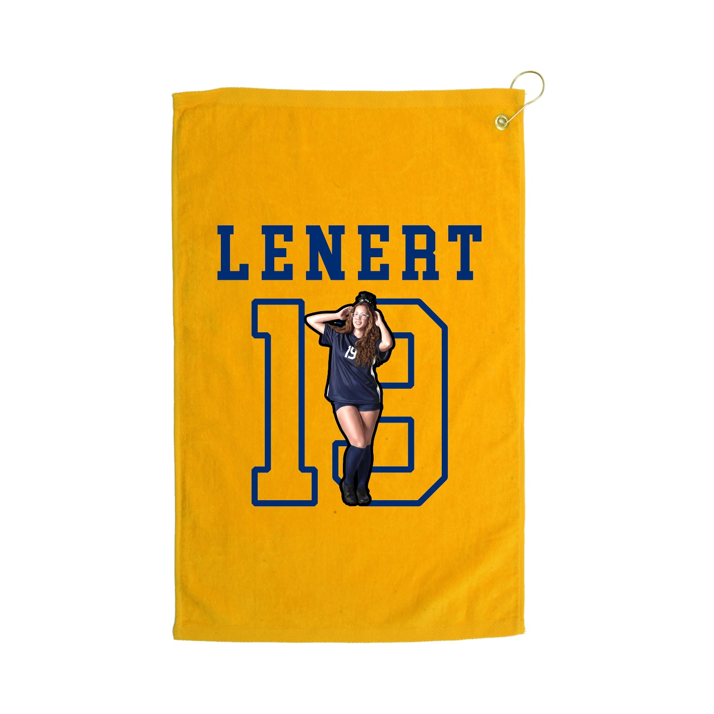 Golf Towel — Shirsey in Gold