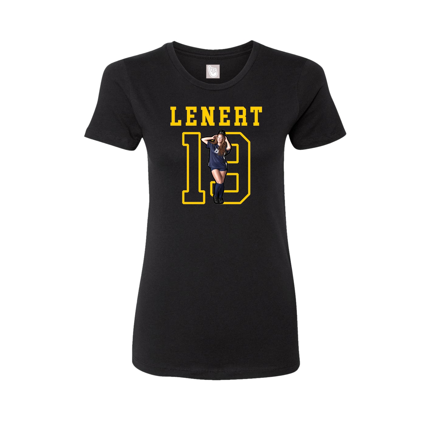 Fitted Women's Tee — Shirsey in Black