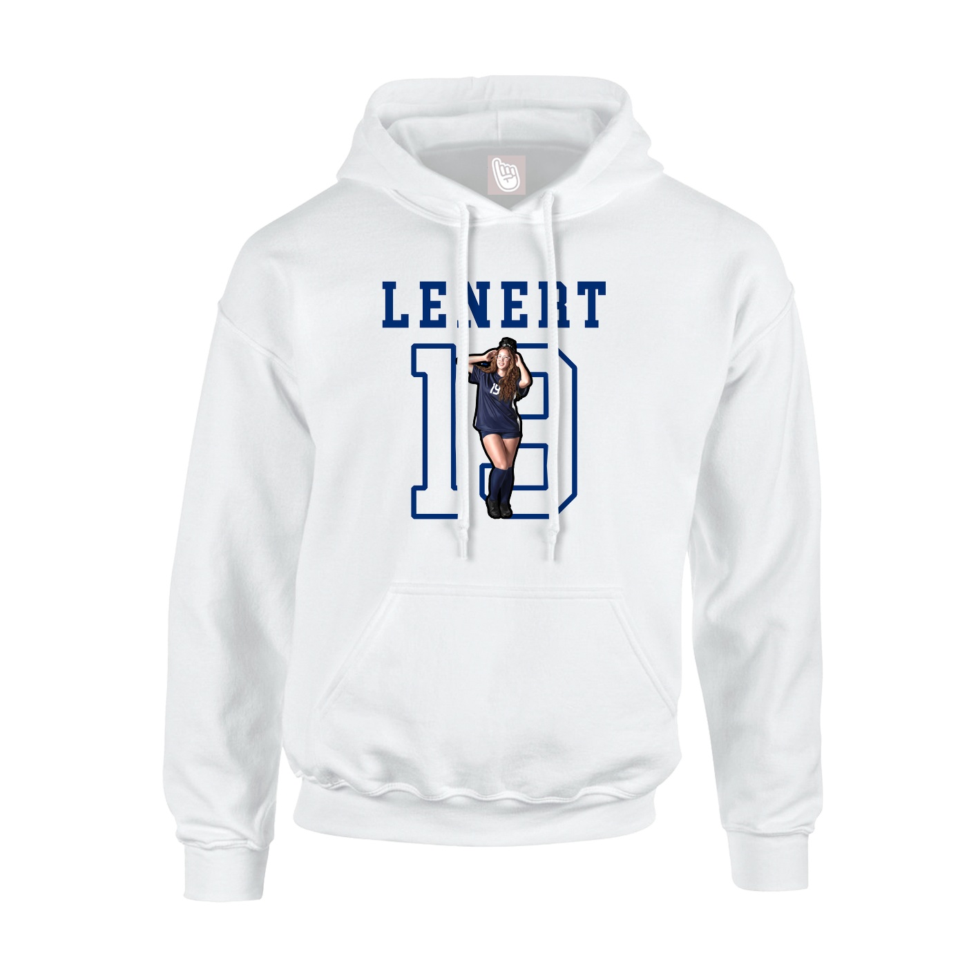 Hoodie — Shirsey in White