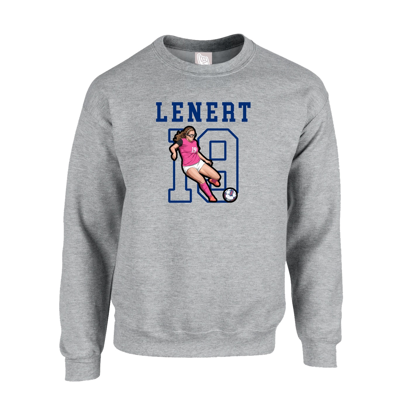 Fleece Crew — Shirsey in Grey