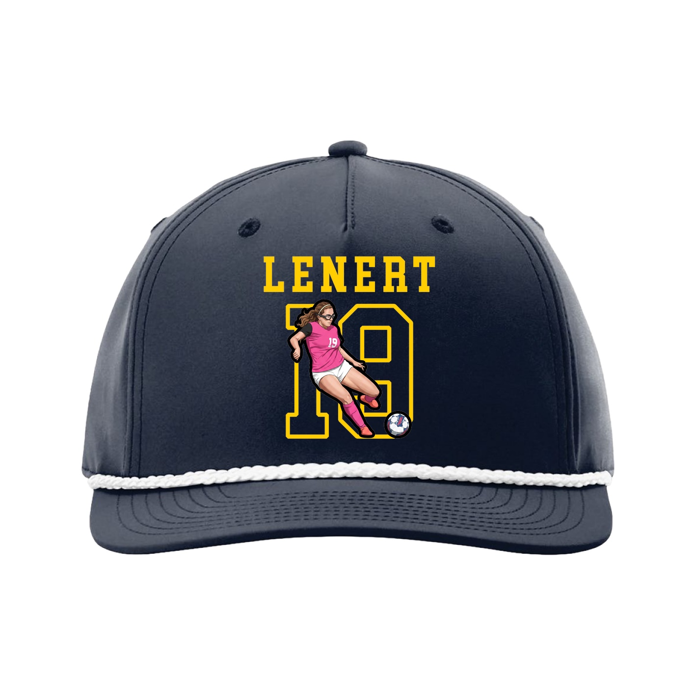Five-Panel Classic Rope Cap — Shirsey in Navy
