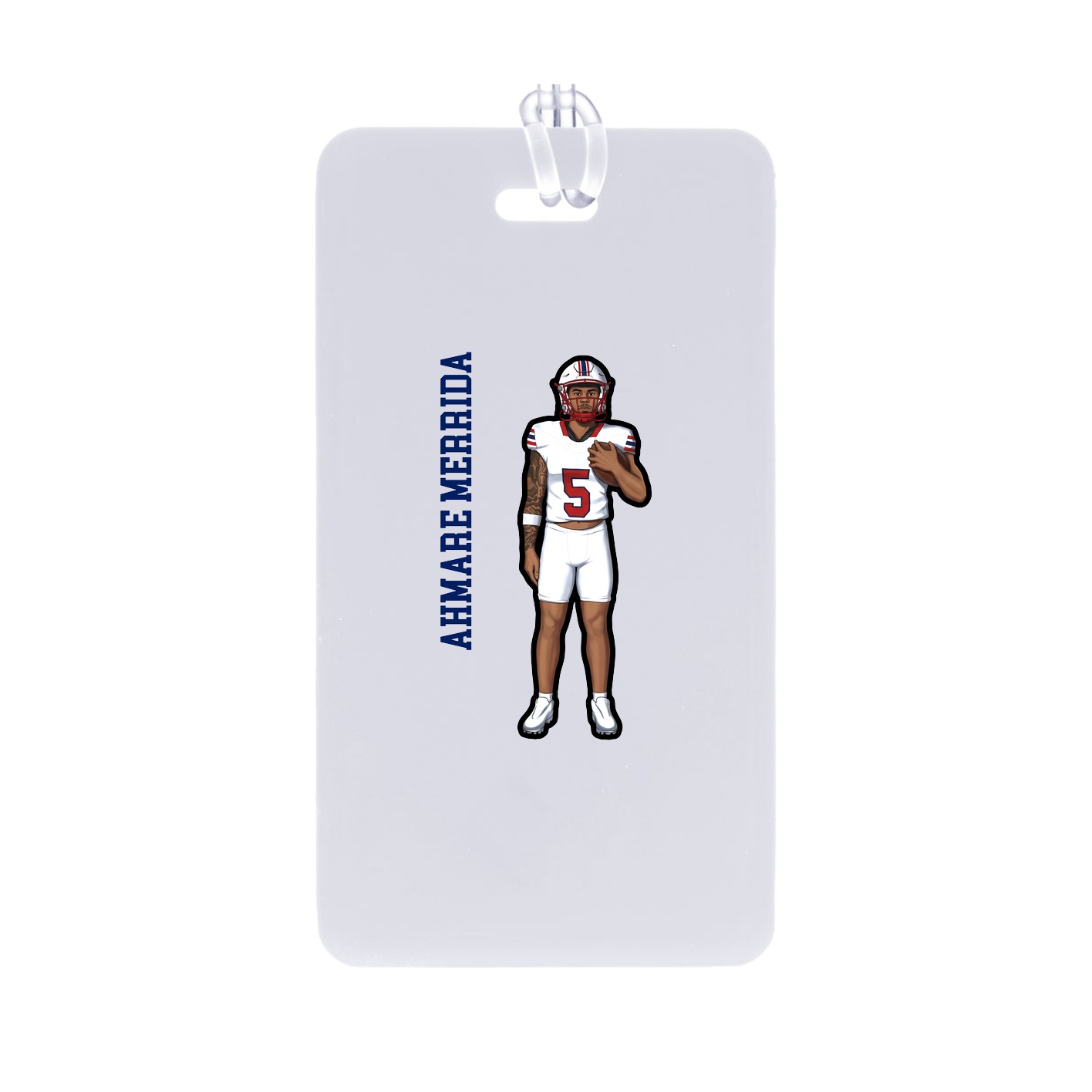 Bag Tag — Name Vertical in Classic