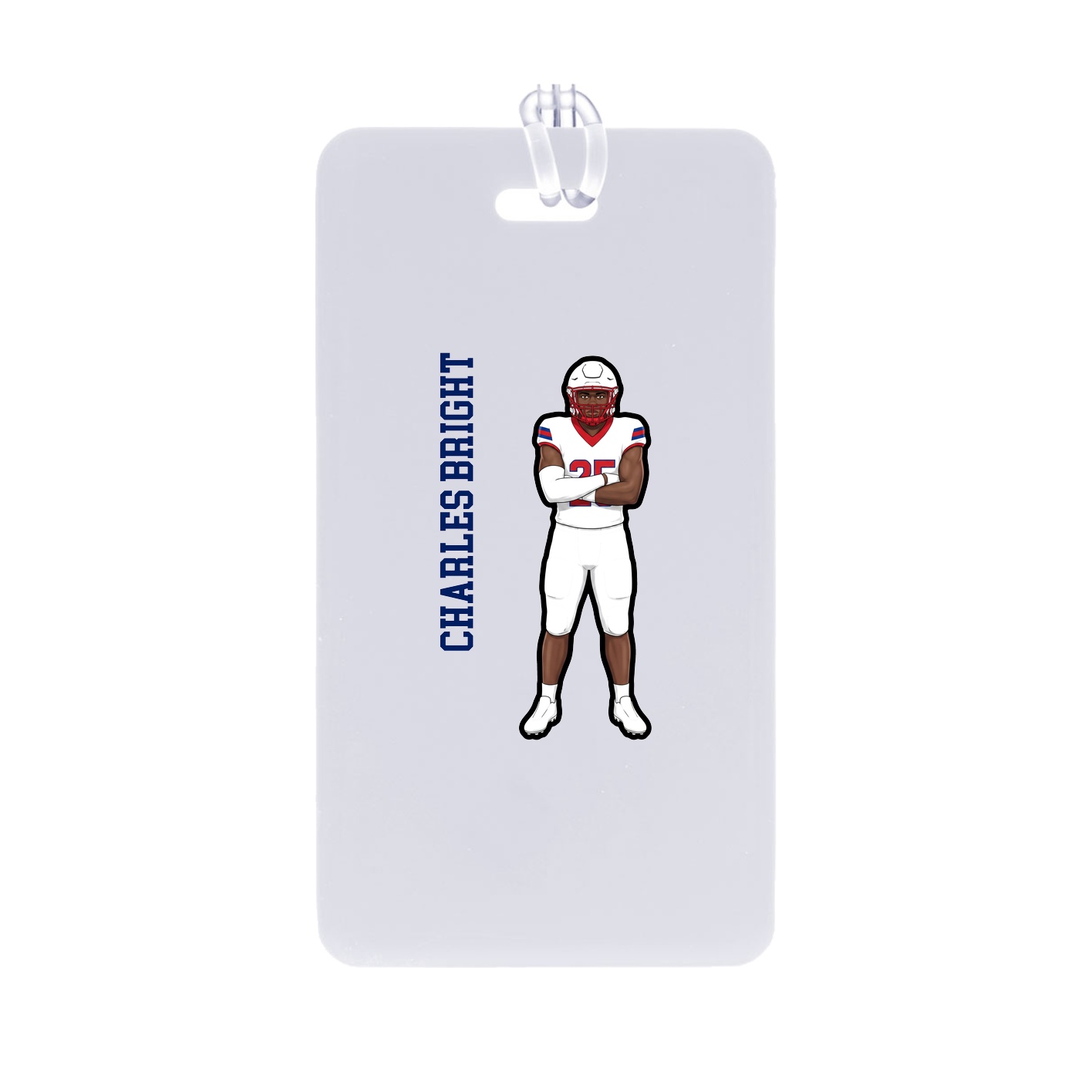 Bag Tag — Name Vertical in Classic