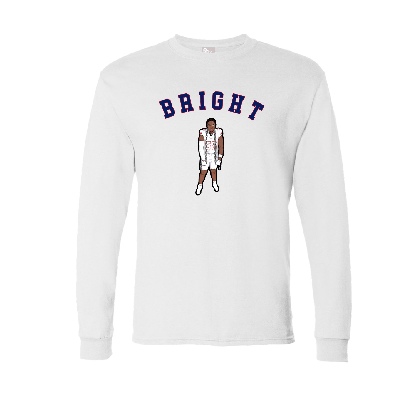 Long Sleeve Tee — Shirsey Arch in White