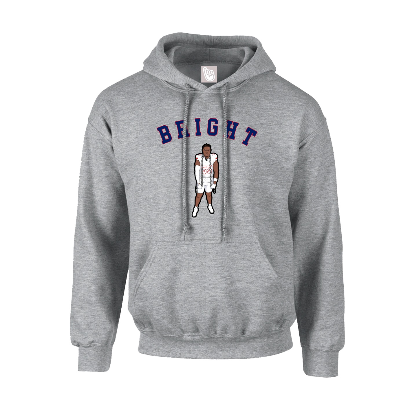 Youth Hoodie — Shirsey Arch in Grey