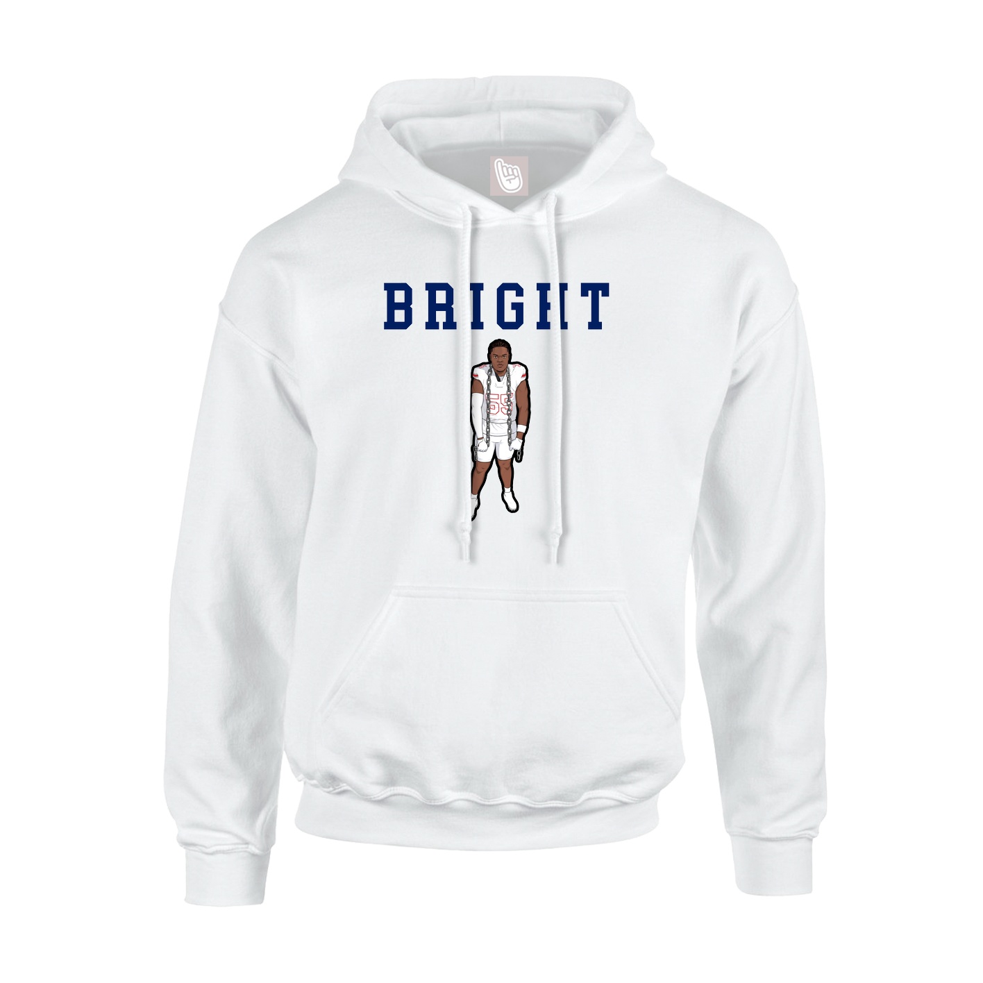Youth Hoodie — Shirsey in White
