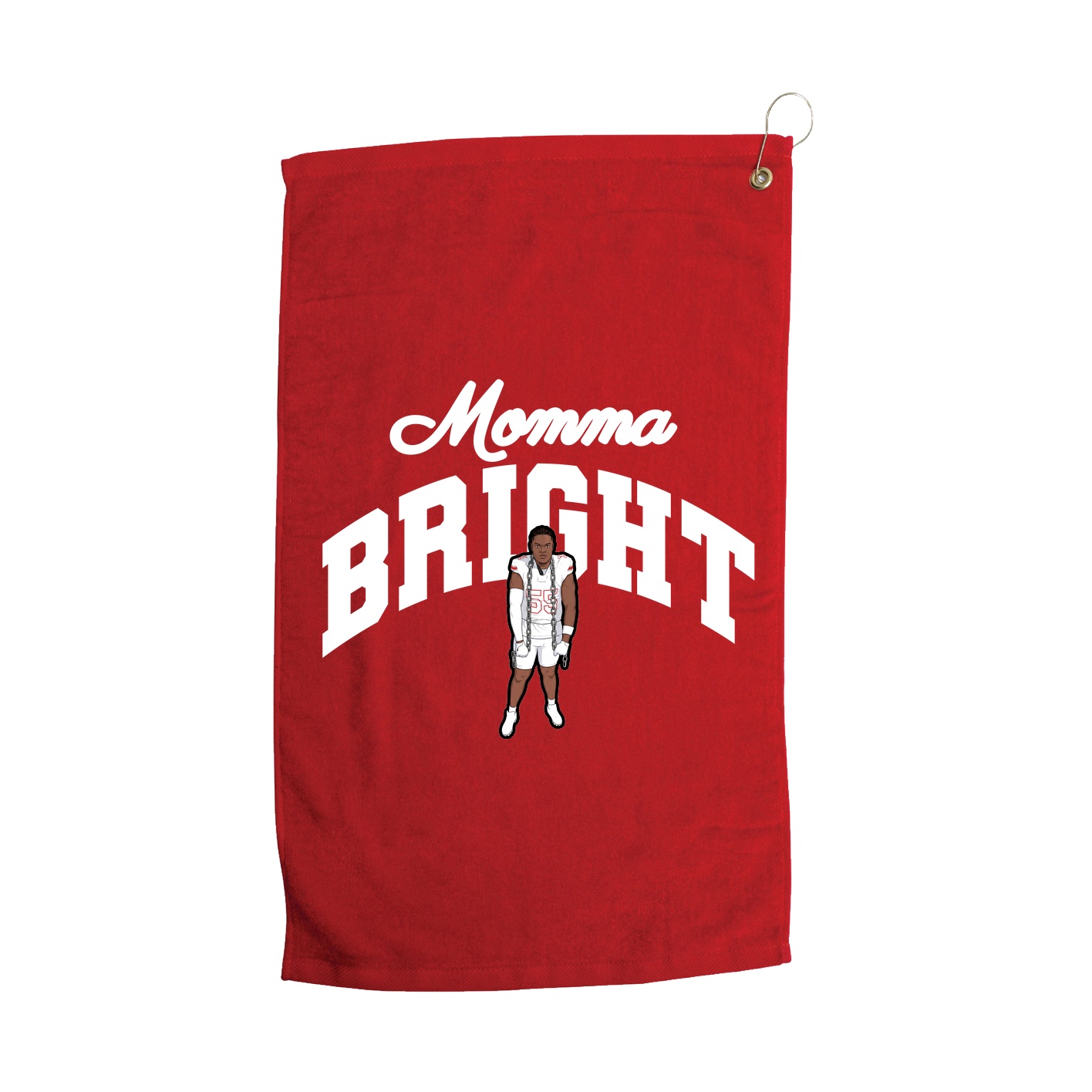 Golf Towel — Mothers Day Arch in Red