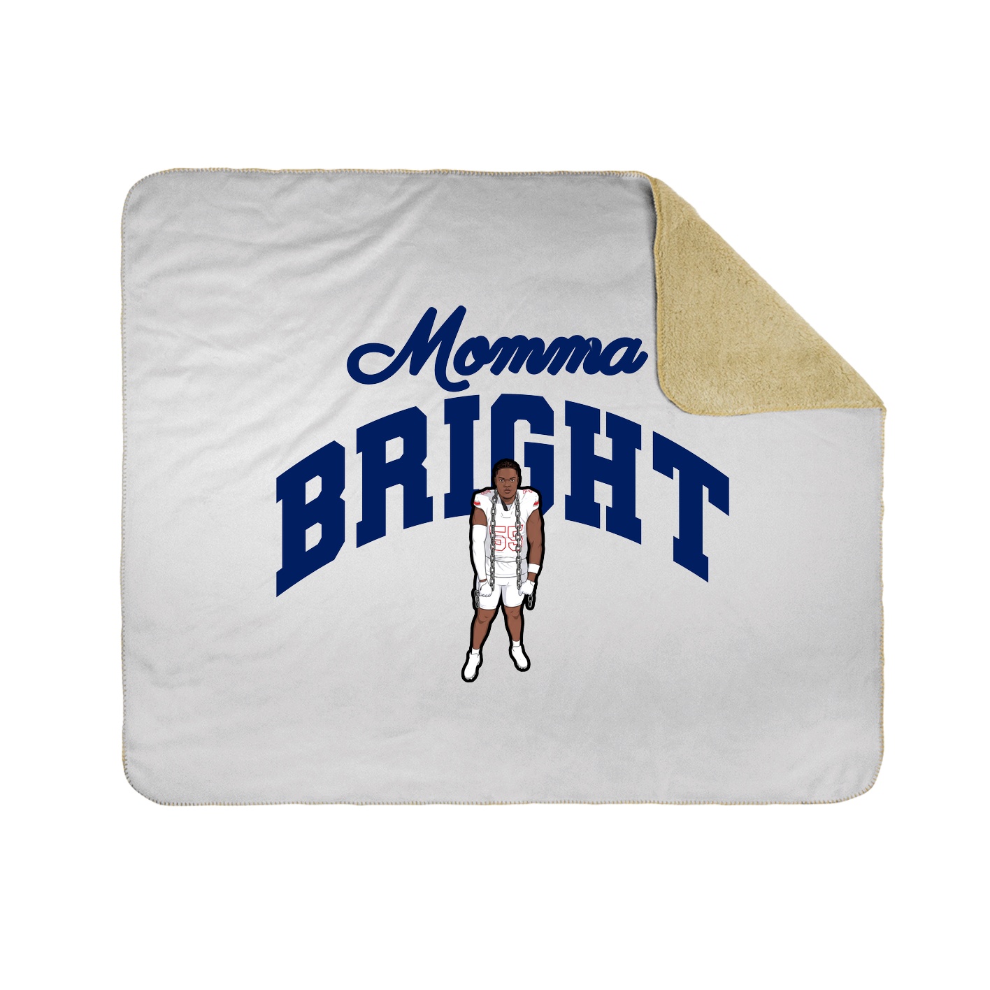 Throw Blanket — Mothers Day Arch in White