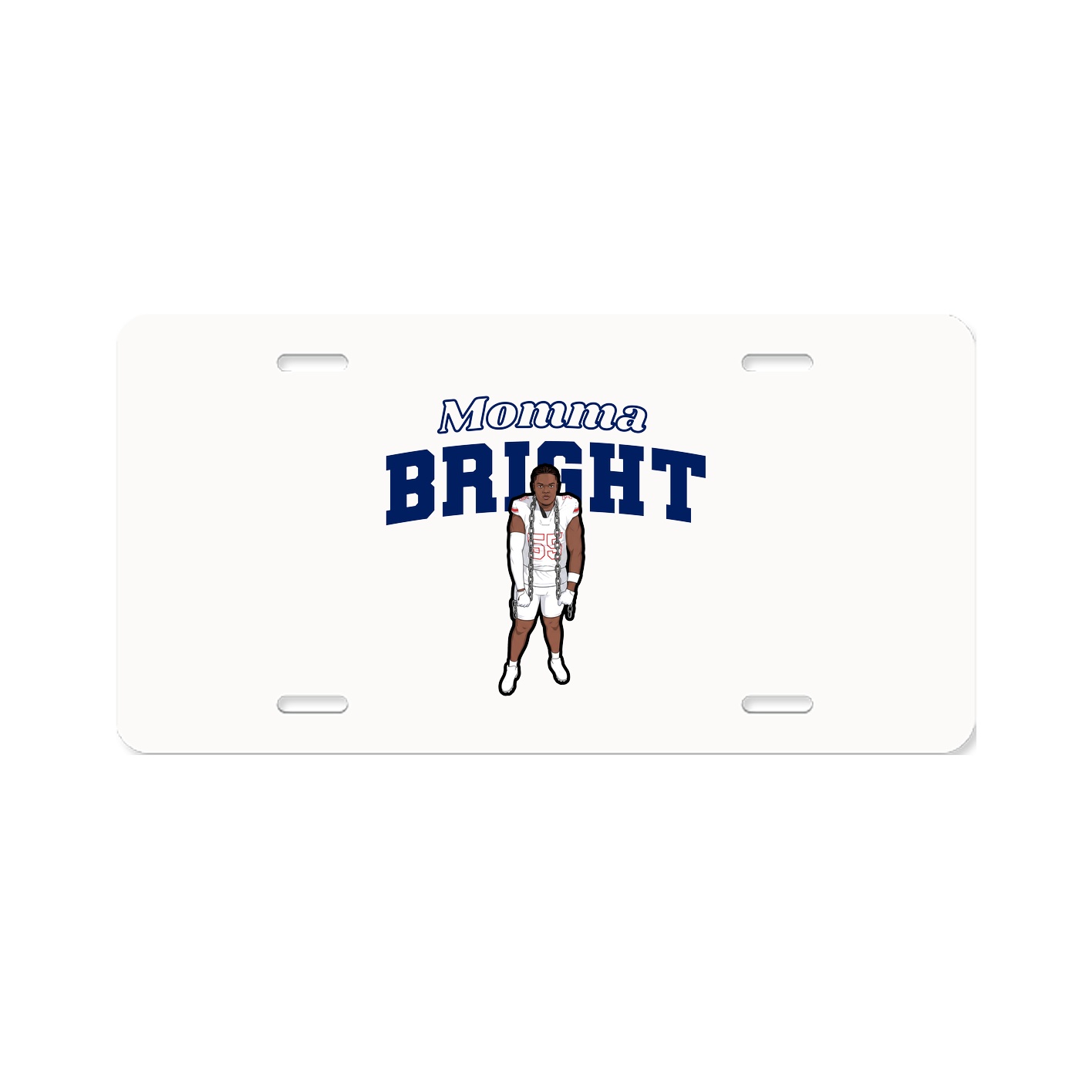 License Plate — Mothers Day Block in Classic