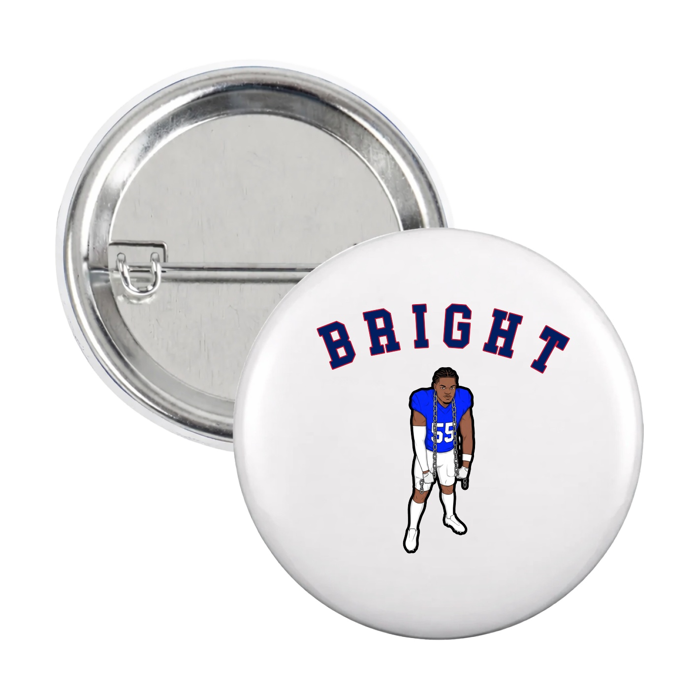Game Day Button — Shirsey Arch in White