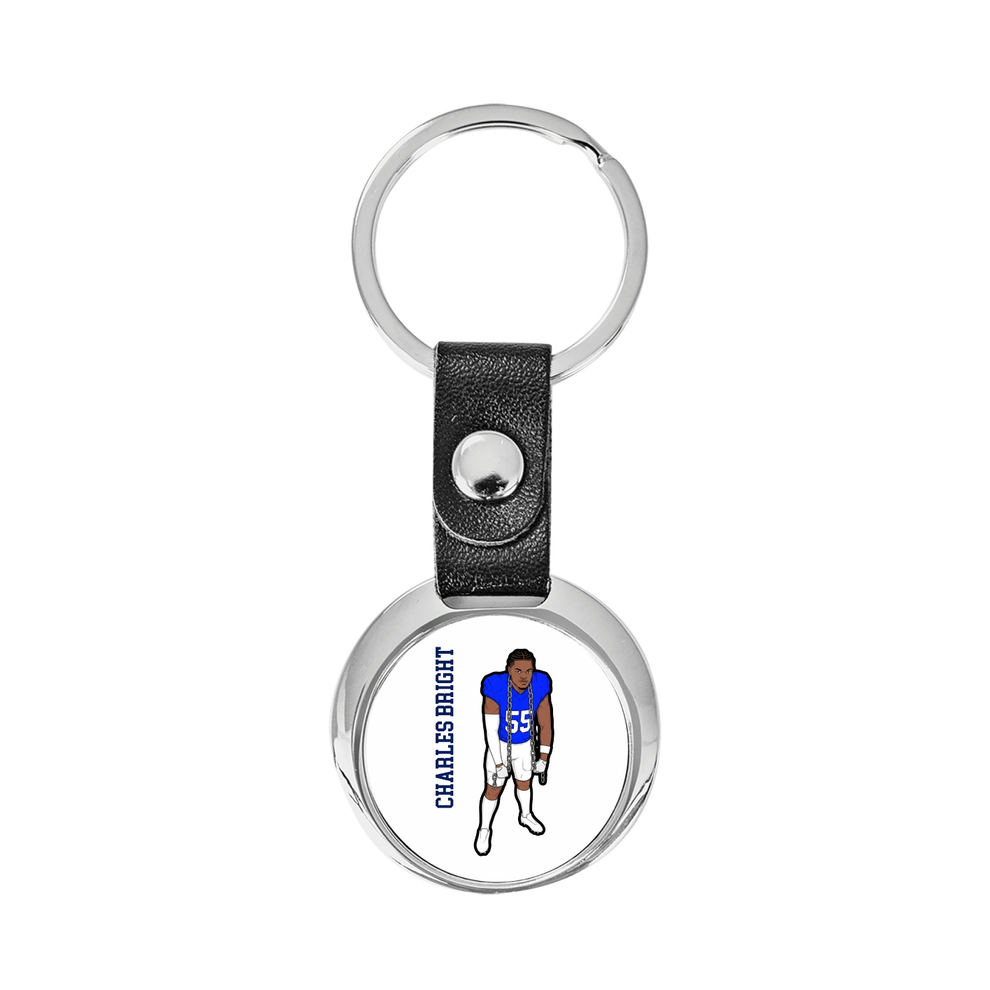 Key Chain — Name Vertical in Classic