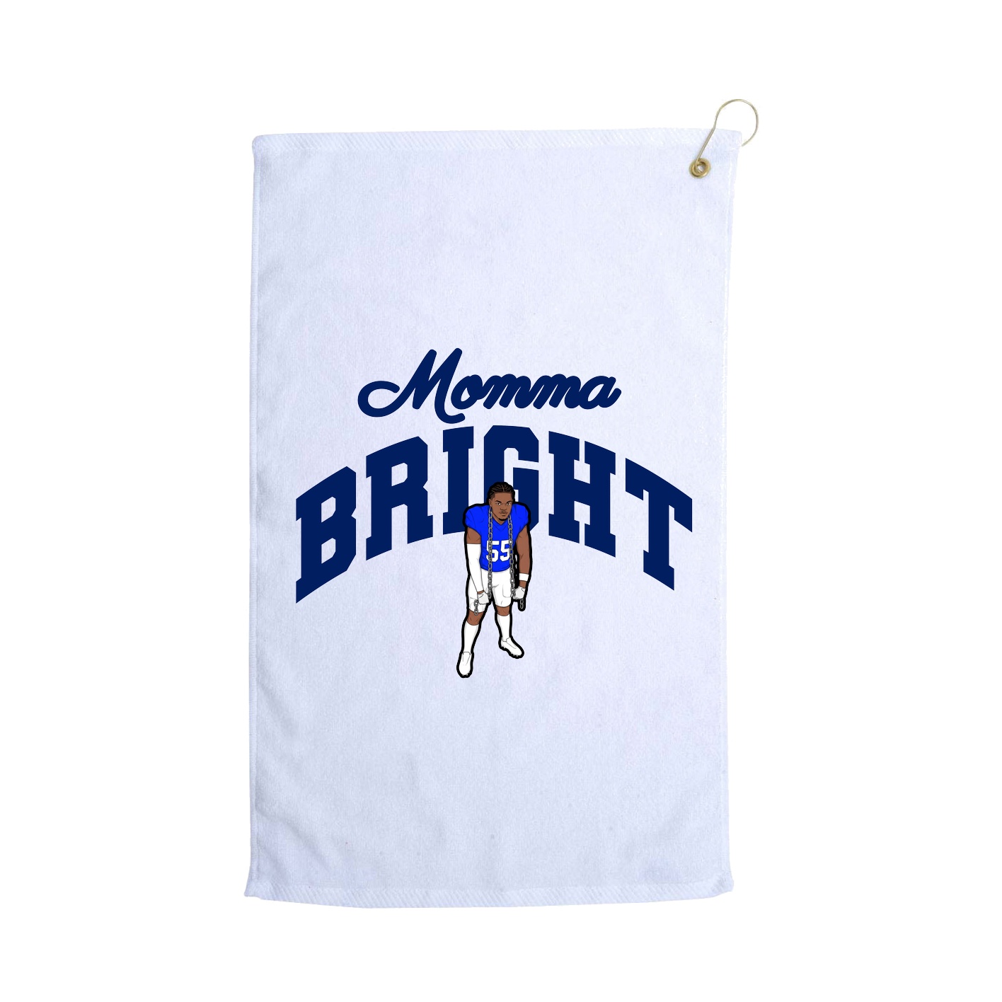 Golf Towel — Mothers Day Arch in White