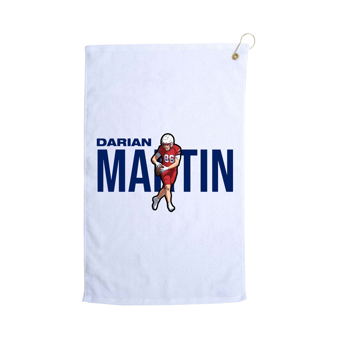 Golf Towel — Player Name in White