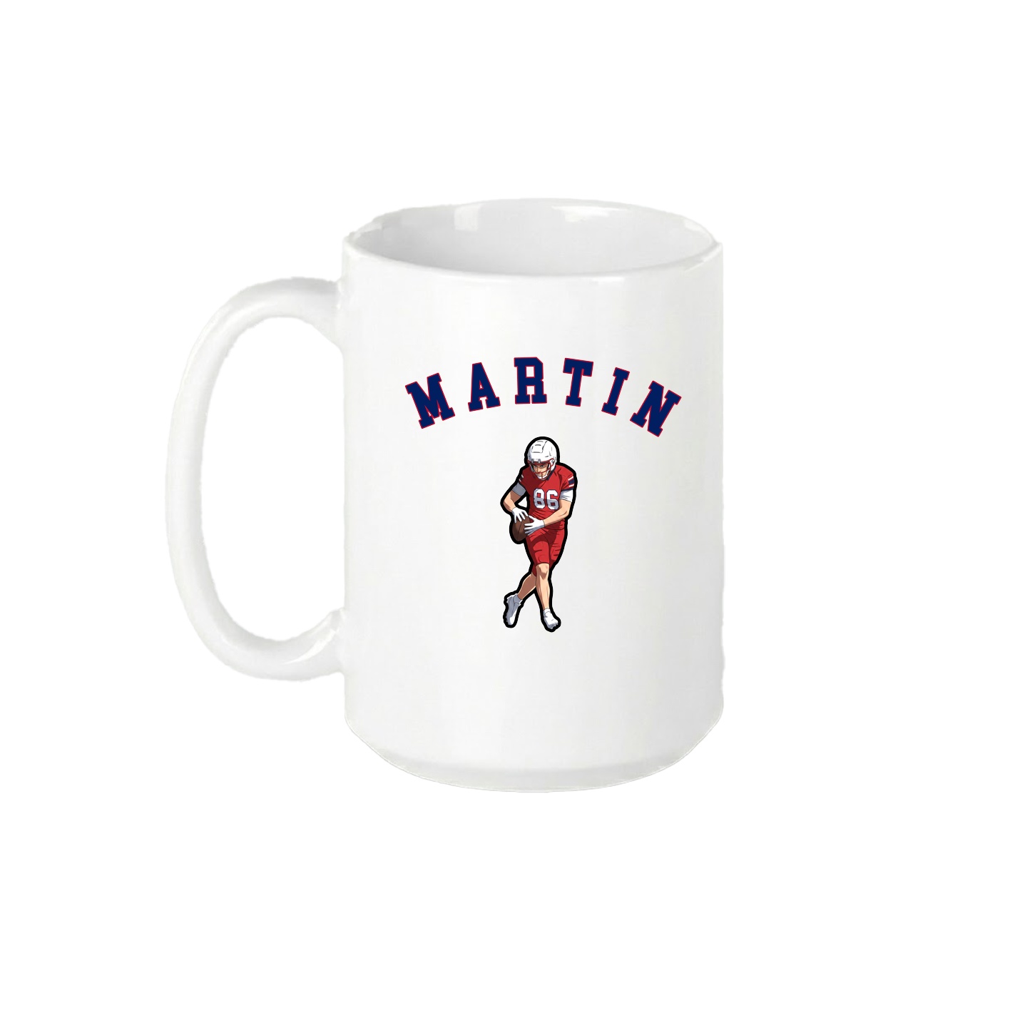 15oz Coffee Mug — Shirsey Arch in White